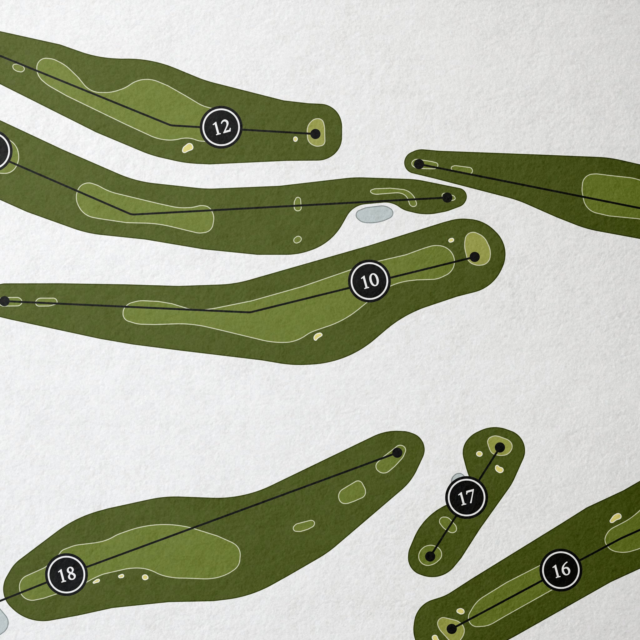 Woodson Bend Resort | Golf Course Print | Close Up