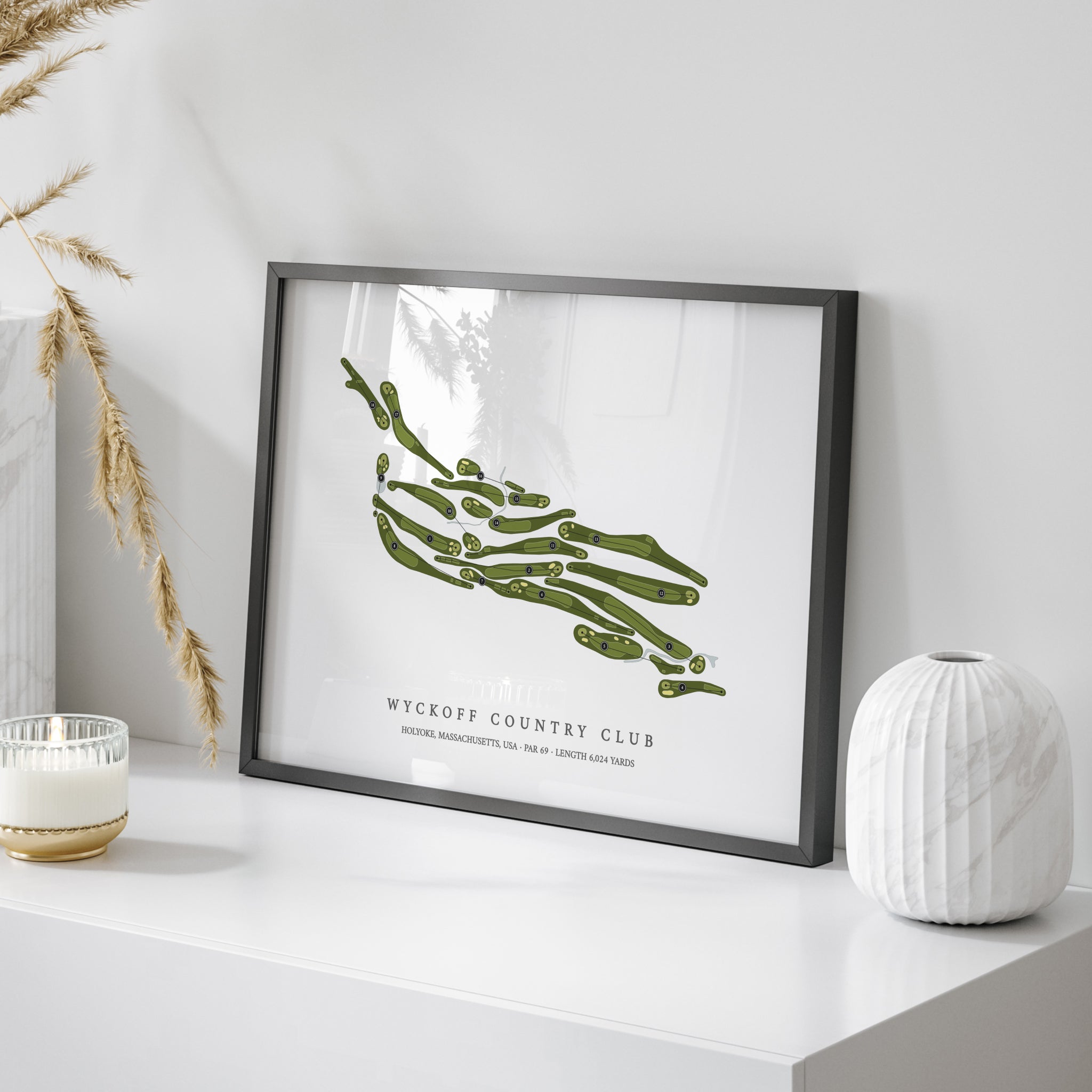 Wyckoff Country Club | Golf Course Map | On Table