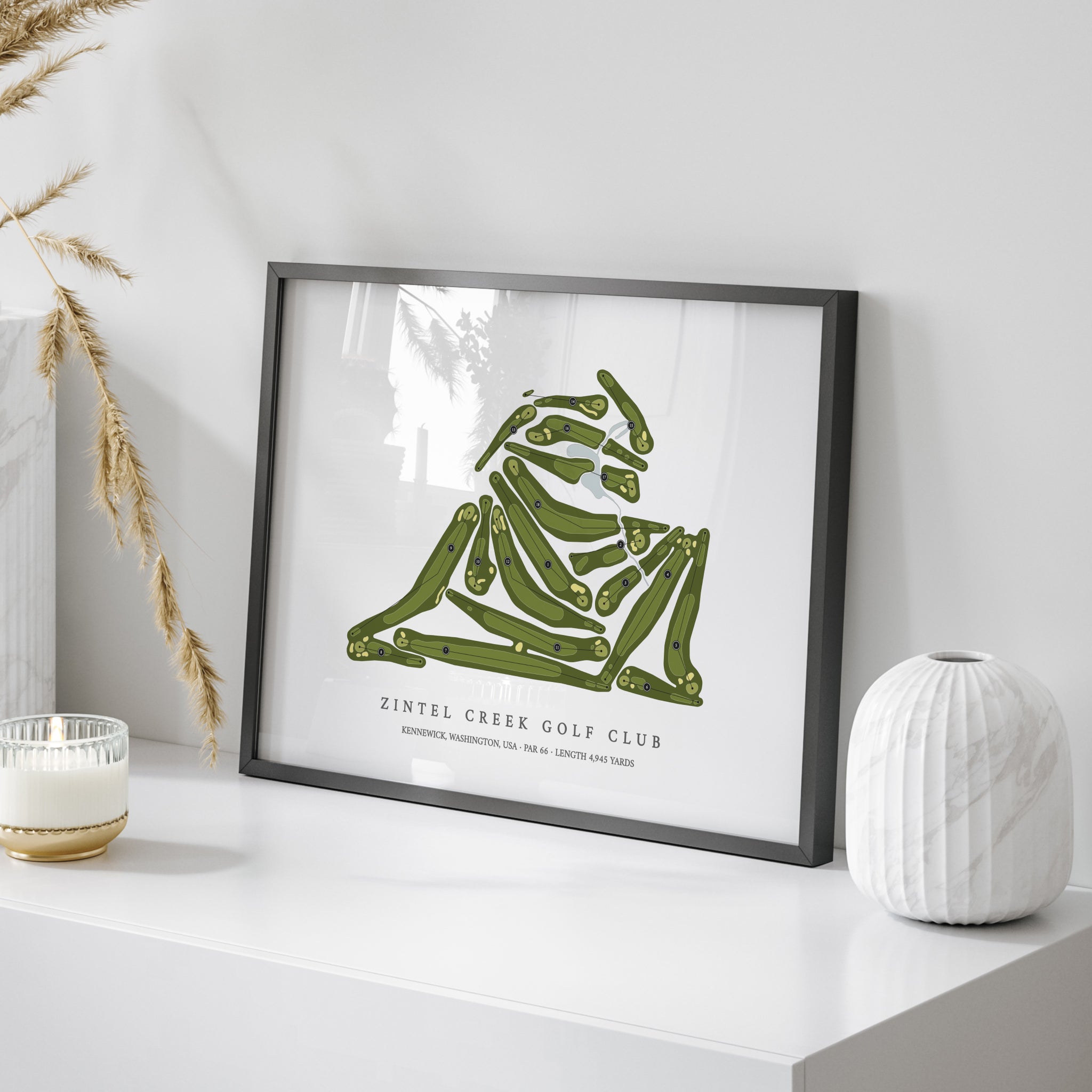 Zintel Creek Golf Club | Golf Course Map | On+Table