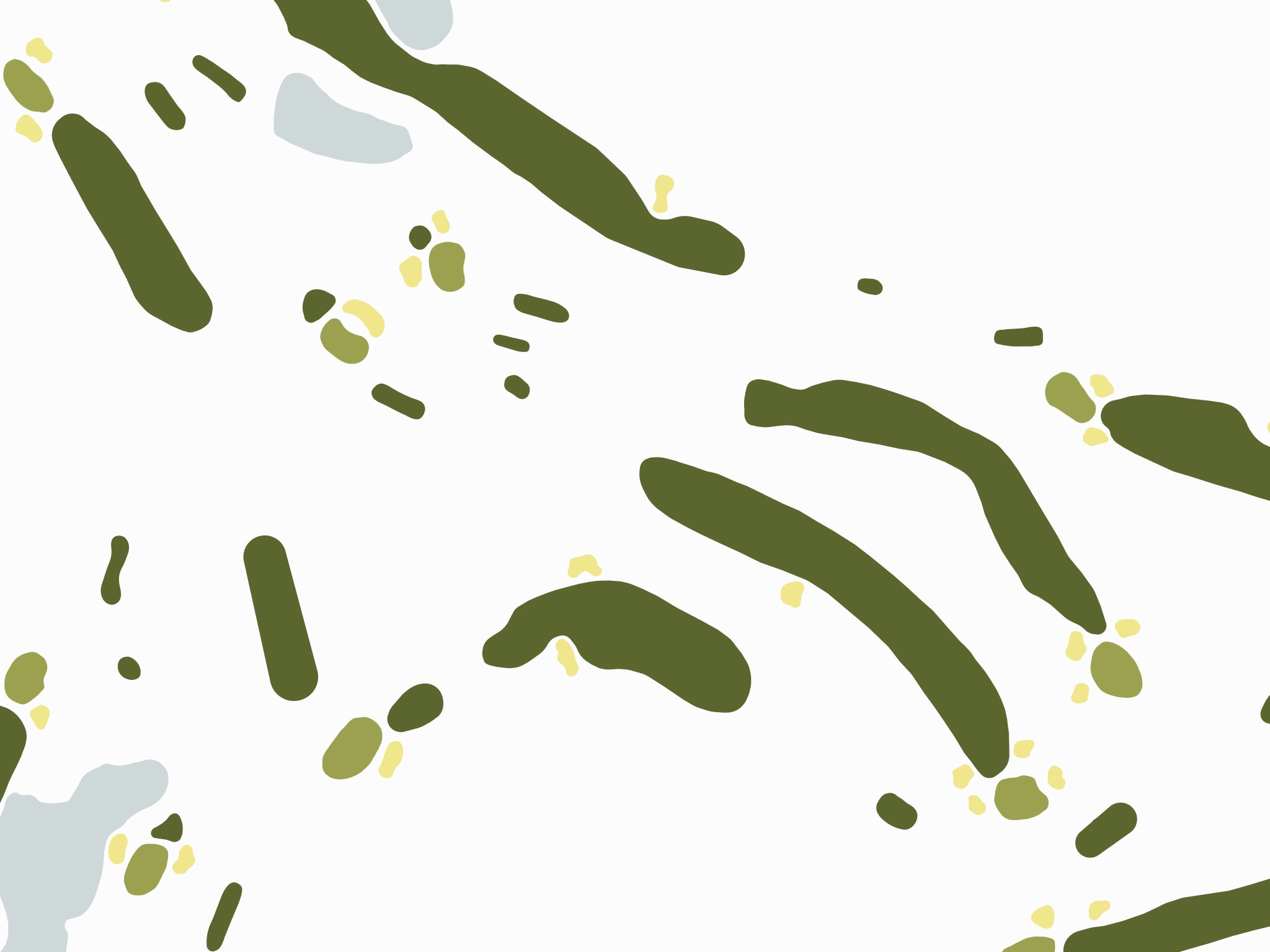 Rancho San Joaquin Golf Course Map - Close Up