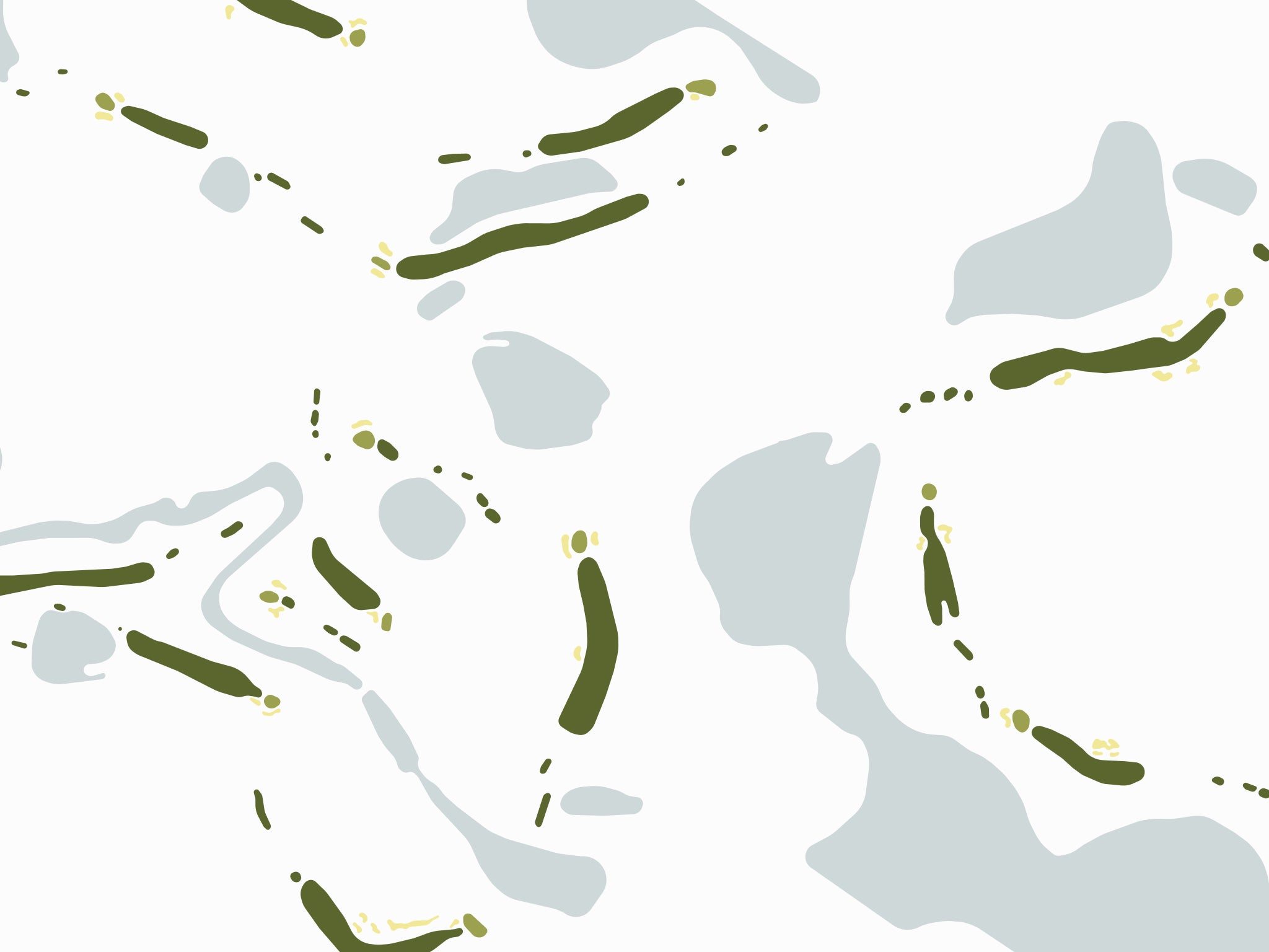 The Plantation Golf Club Map - Close Up