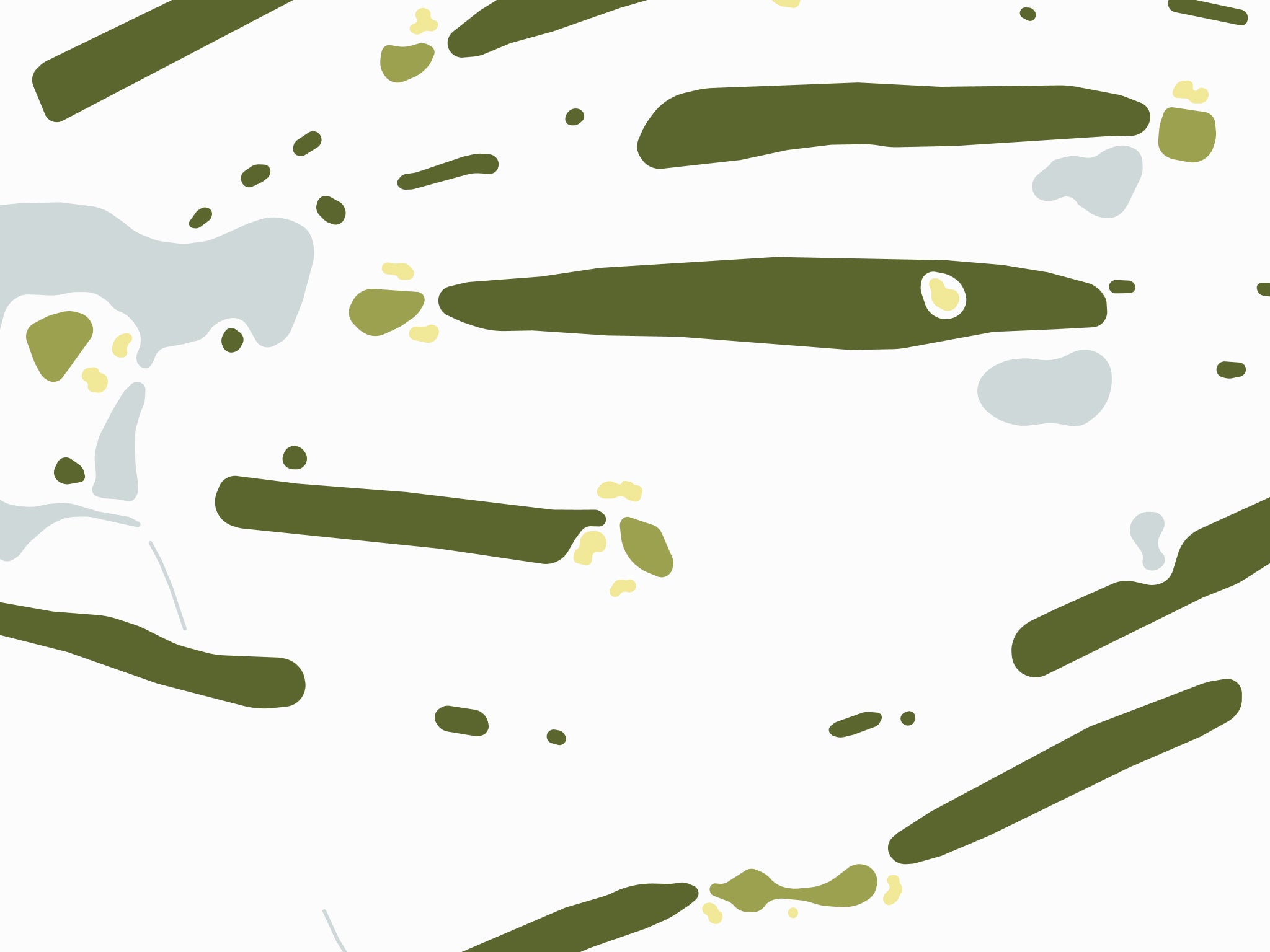 Vesper Hills Golf Club Map - Close Up