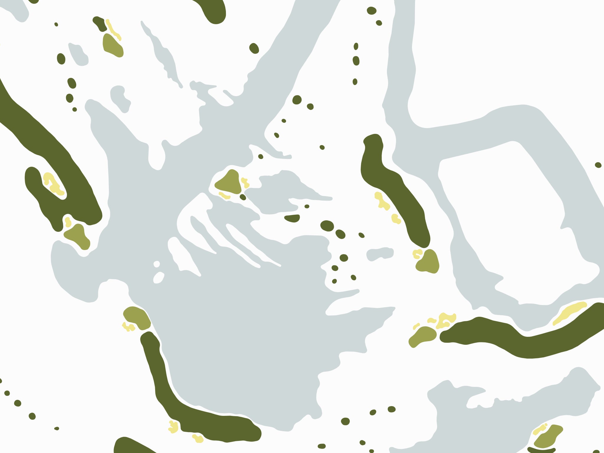 Victoria National Golf Club Map - Close Up