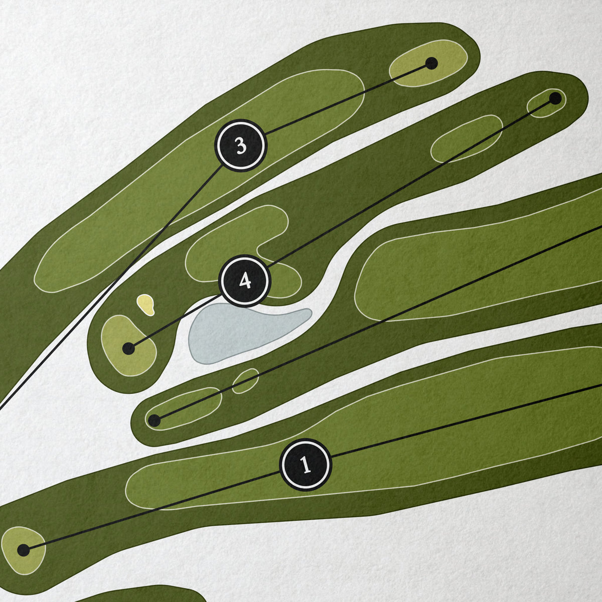 Adams Springs Golf Course | Golf Course Map | Close Up