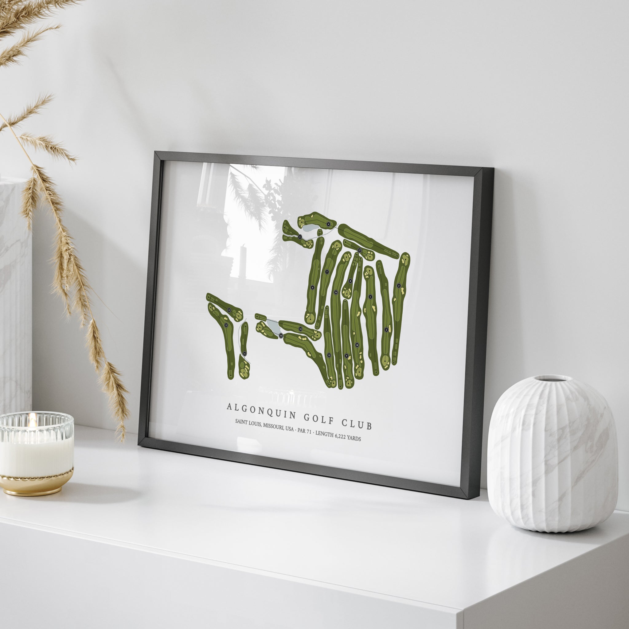 Algonquin Golf Club | Golf Course Print | On+Table 
