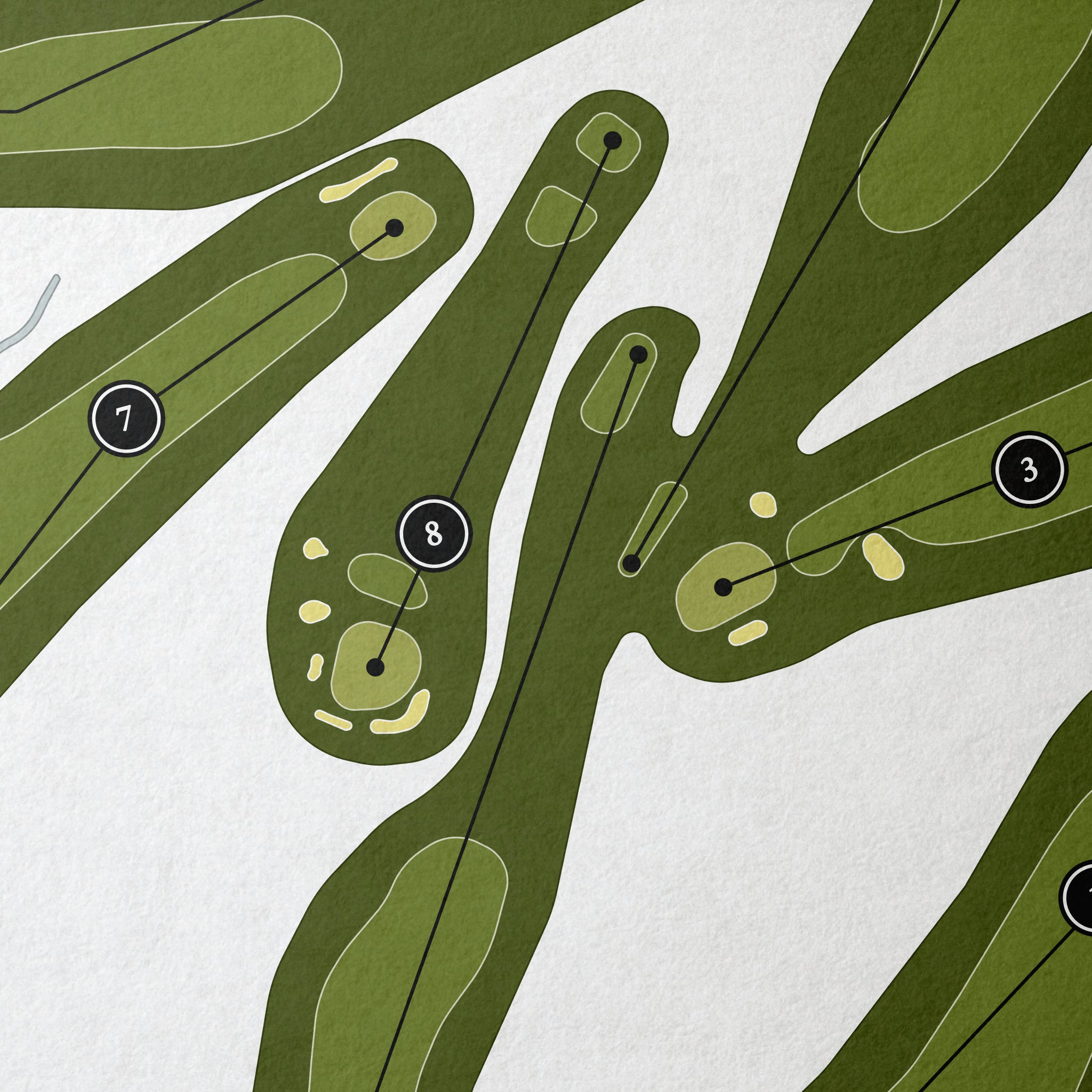 Amesbury Golf & Country Club | Golf Course Map | Close Up 