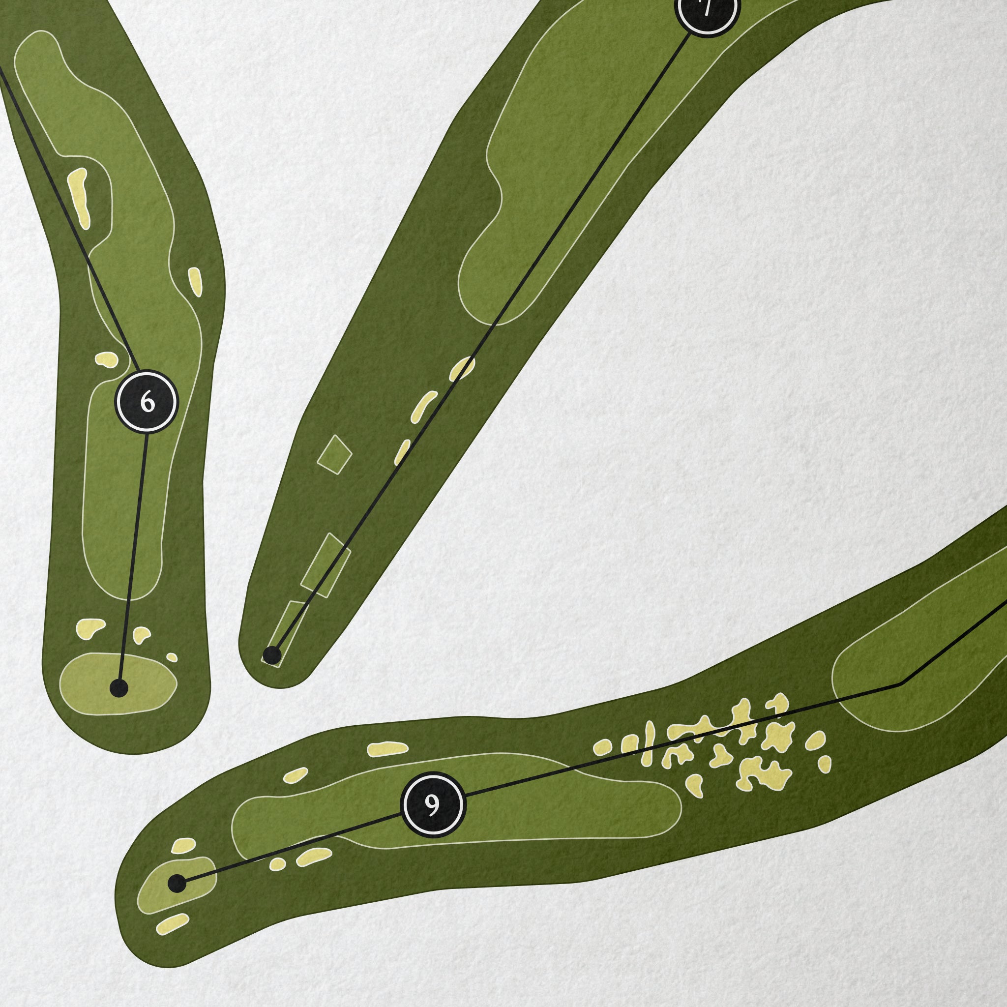 Austin Golf Club | Golf Course Map | Close Up 