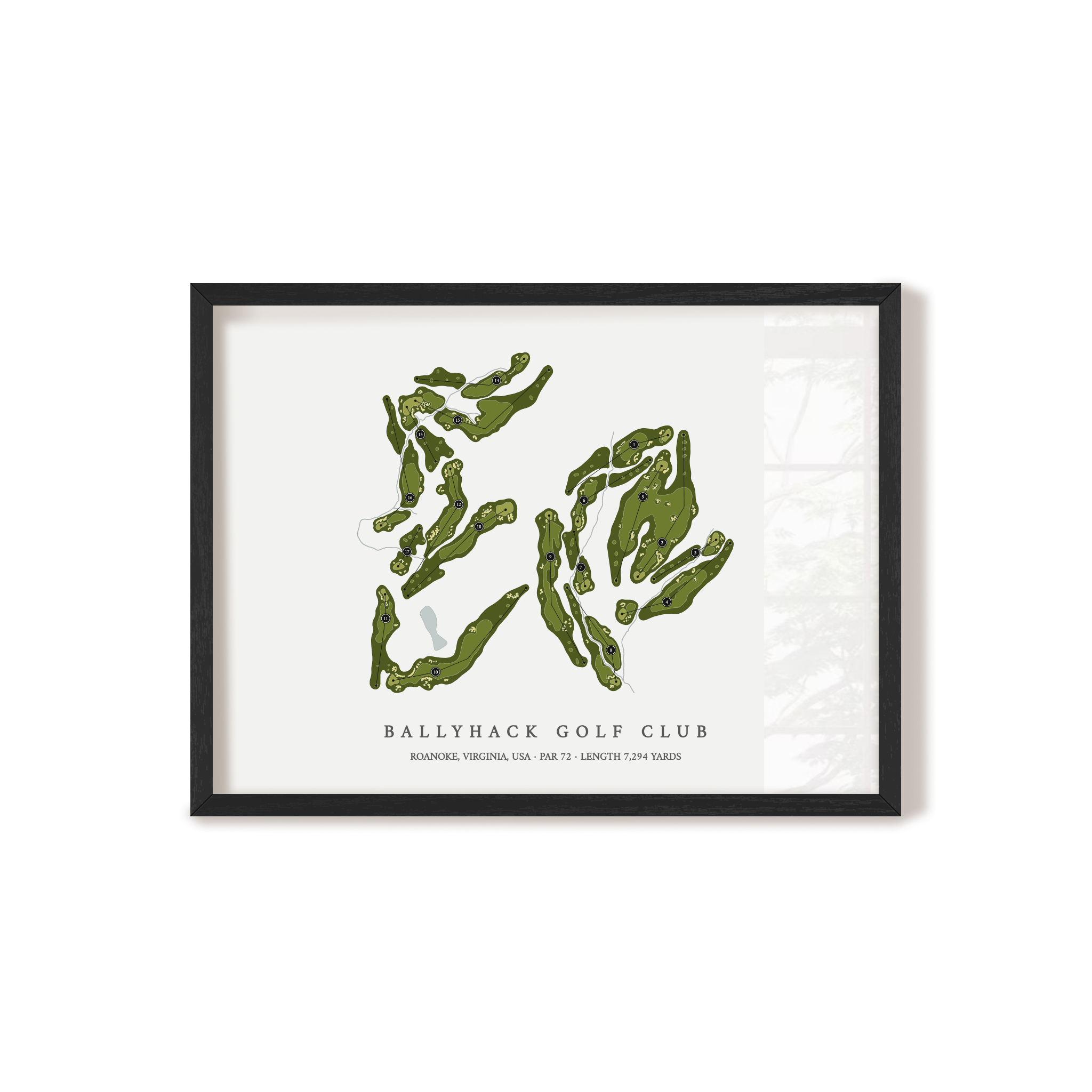 Ballyhack Golf Club | Golf Course Print | Black+Frame 