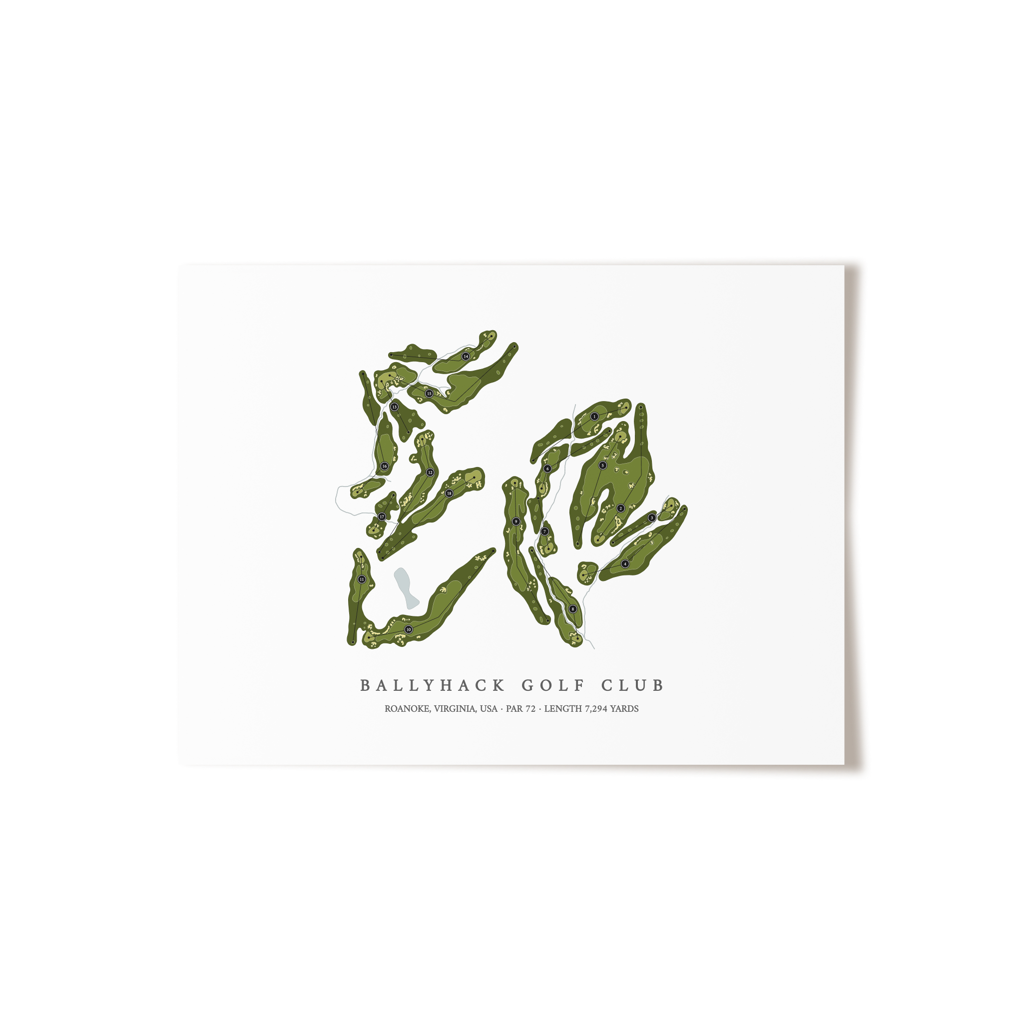 Ballyhack Golf Club  | Golf Course Print | Unframed 