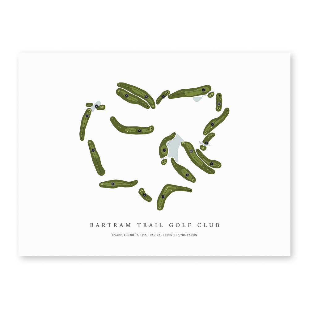 Bartram Trail Golf Club Golf Course Map