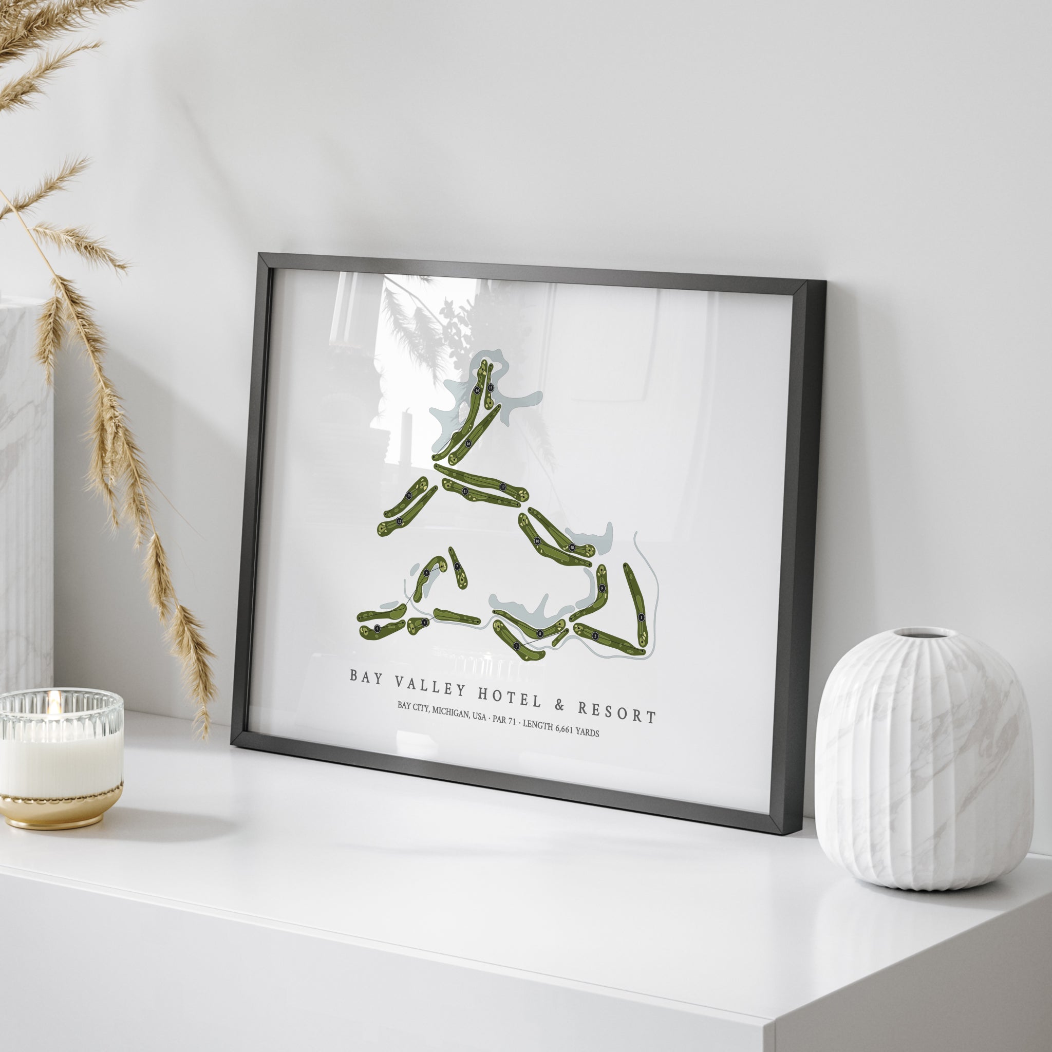 Bay Valley Hotel & Resort | Golf Course Map | On Table 