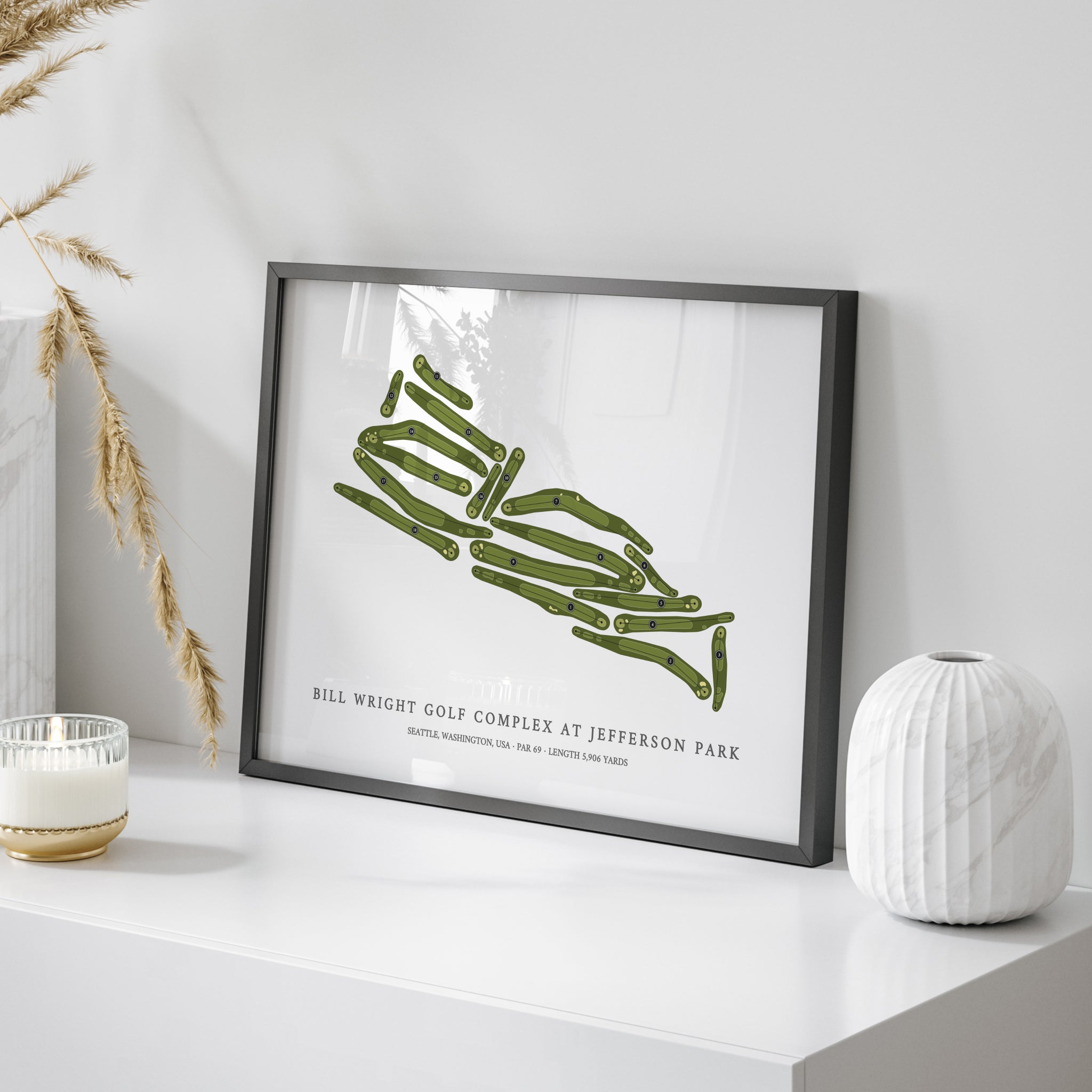 Bill Wright Golf Complex at Jefferson Park | Golf Course Map | On Table 