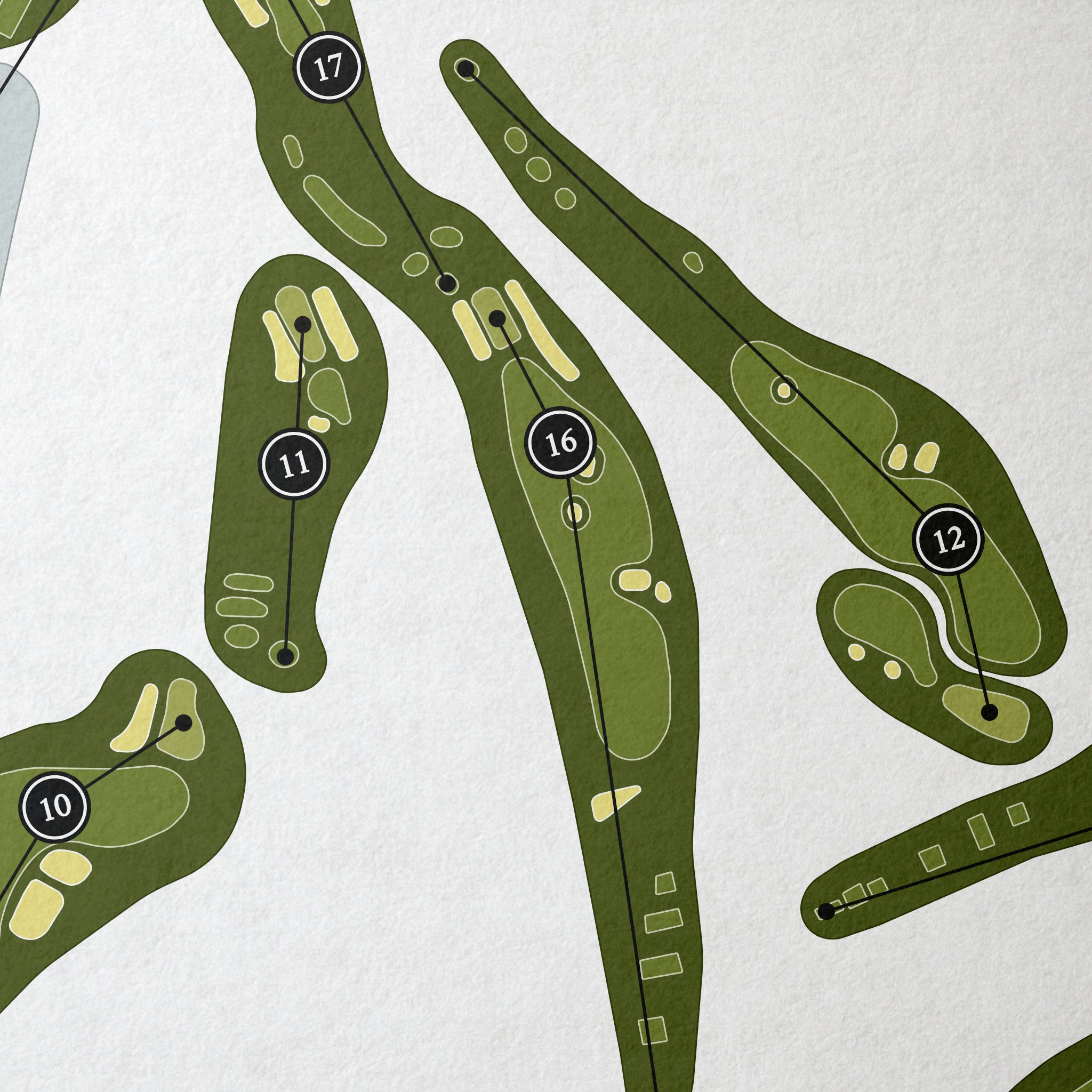 Black Creek Club | Golf Course Map | Close+Up 