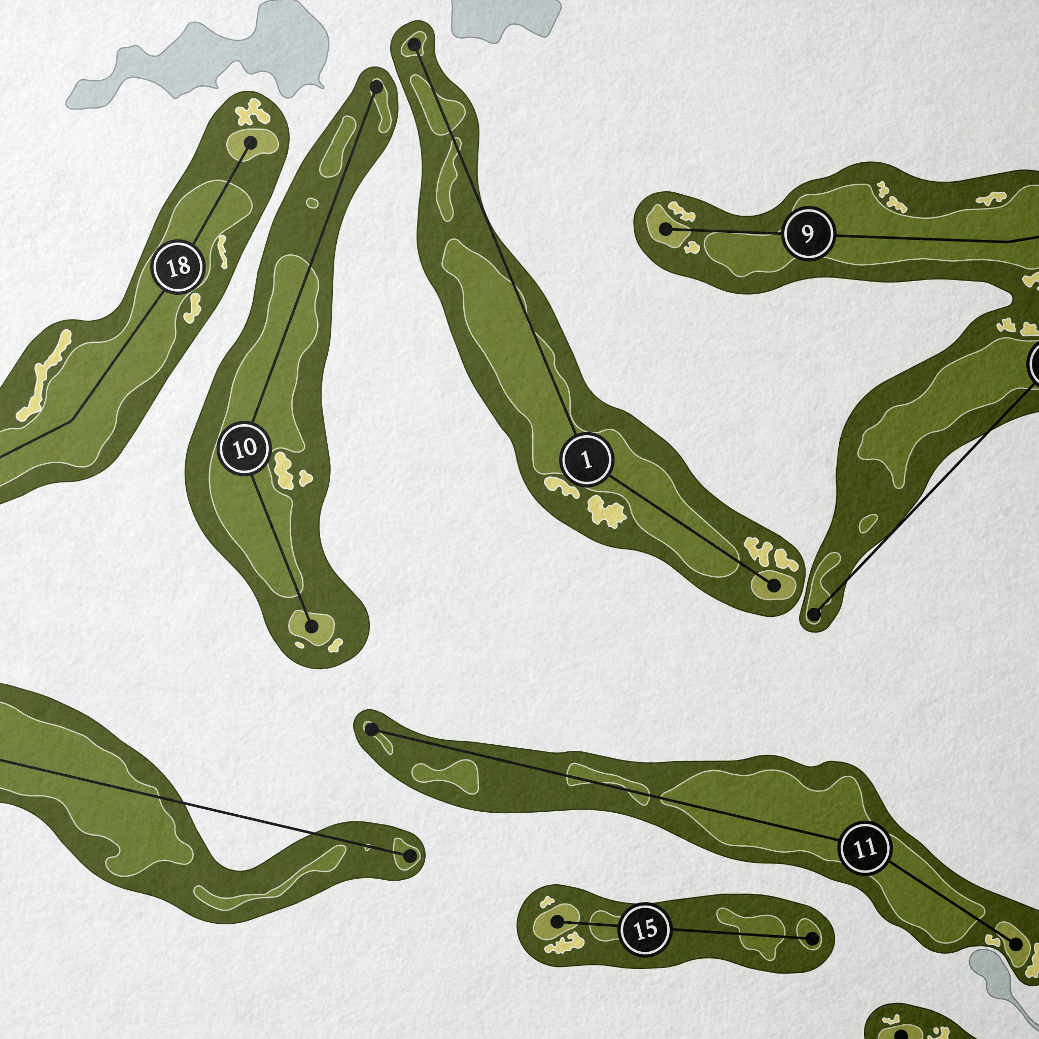 Black Desert Golf Course | Golf Course Map | Close Up 