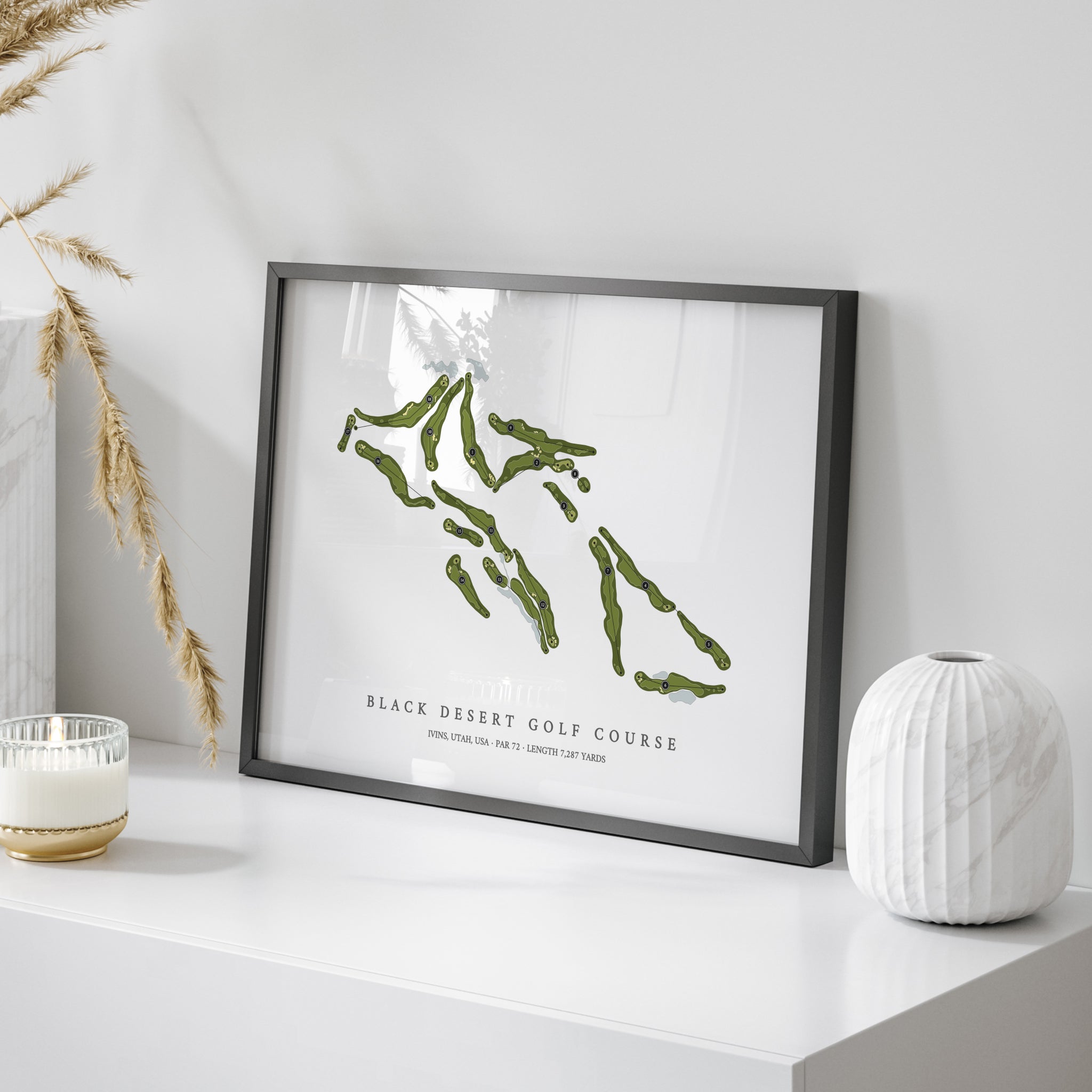 Black Desert Golf Course | Golf Course Map | On Table 