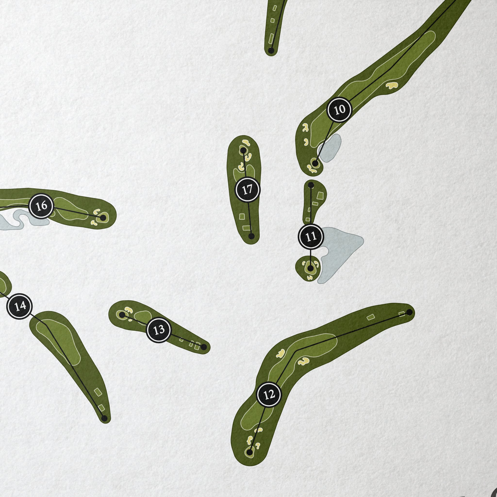 Blackhawk Country Club - Falls Course | Golf Course Map | Close Up 