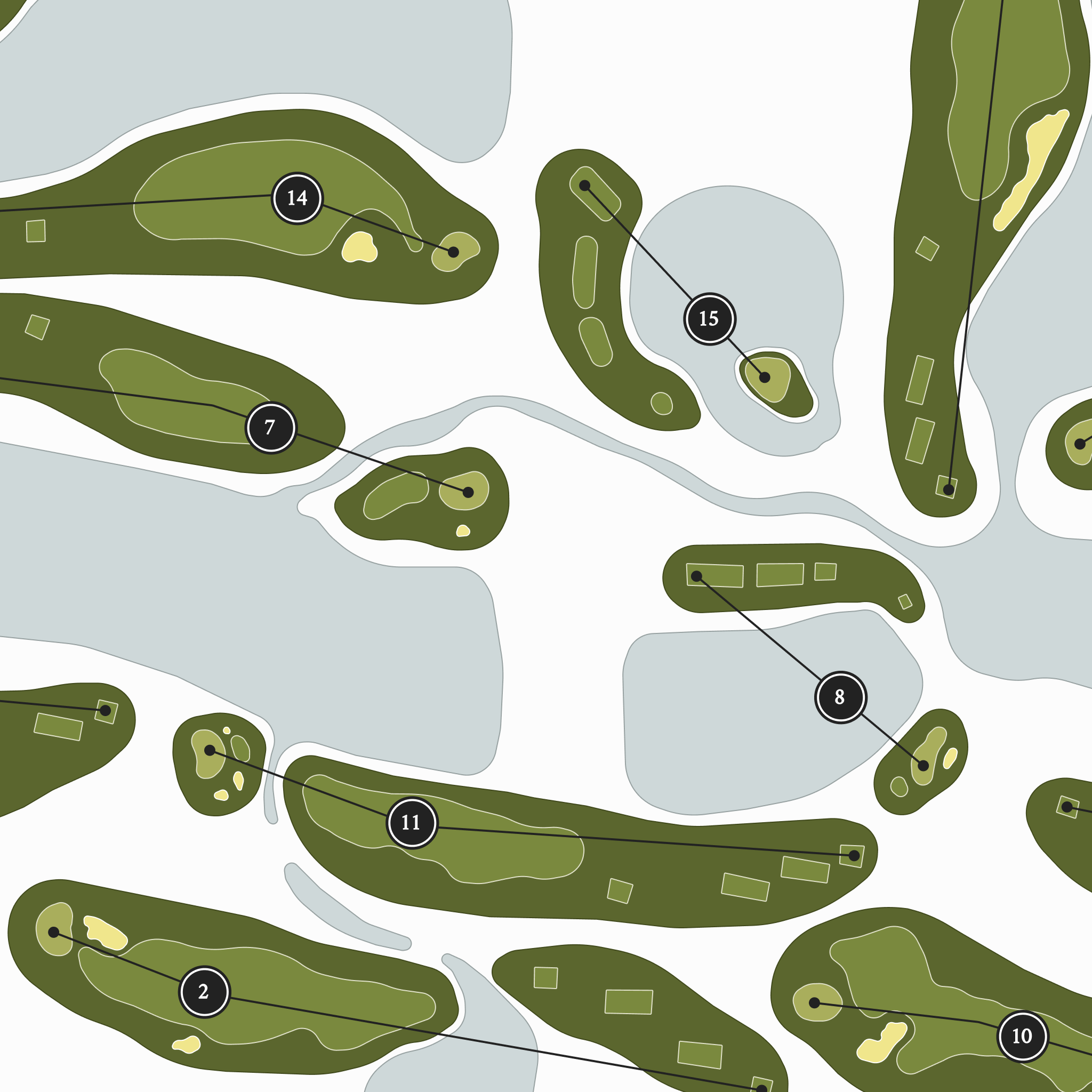 Bolingbrook Golf Club | Golf Course Map | Close Up