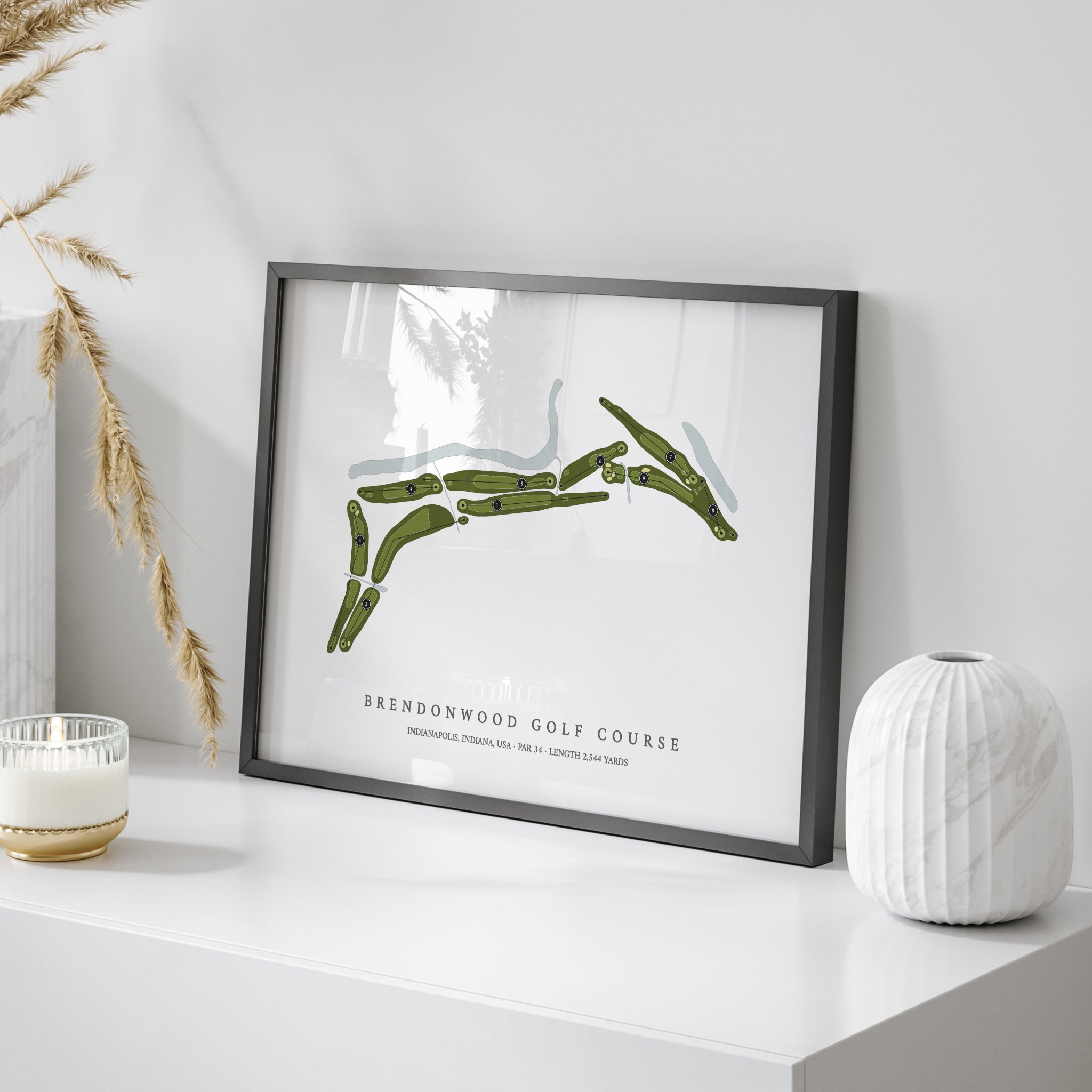 Brendonwood Golf Course | Golf Course Map | On+Table 