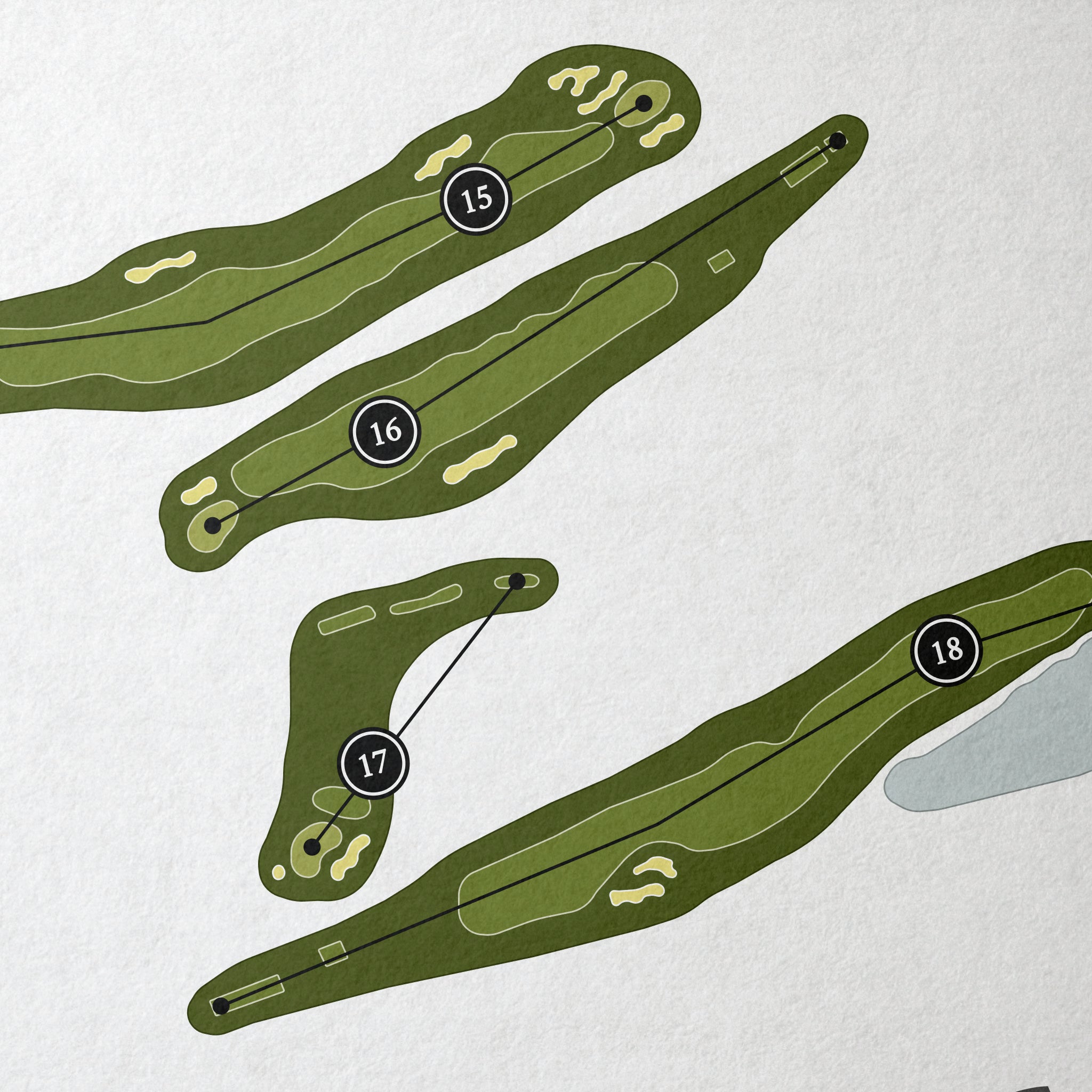 Broad Run Golfer's Club | Golf Course Map | Close Up 