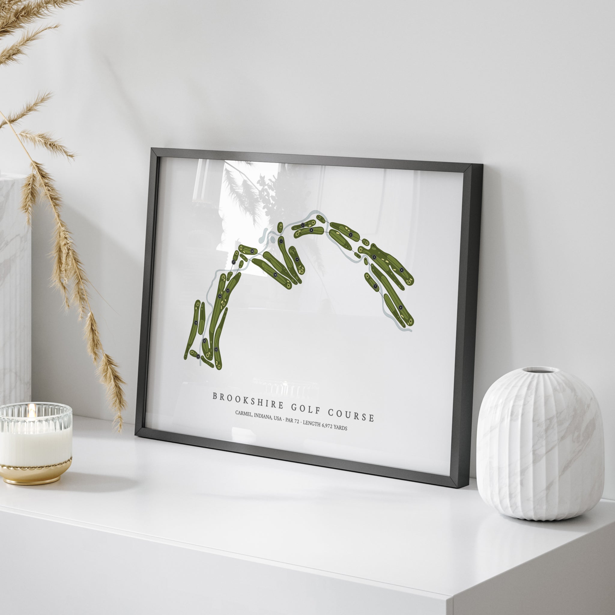 Brookshire Golf Course | Golf Course Map | On Table