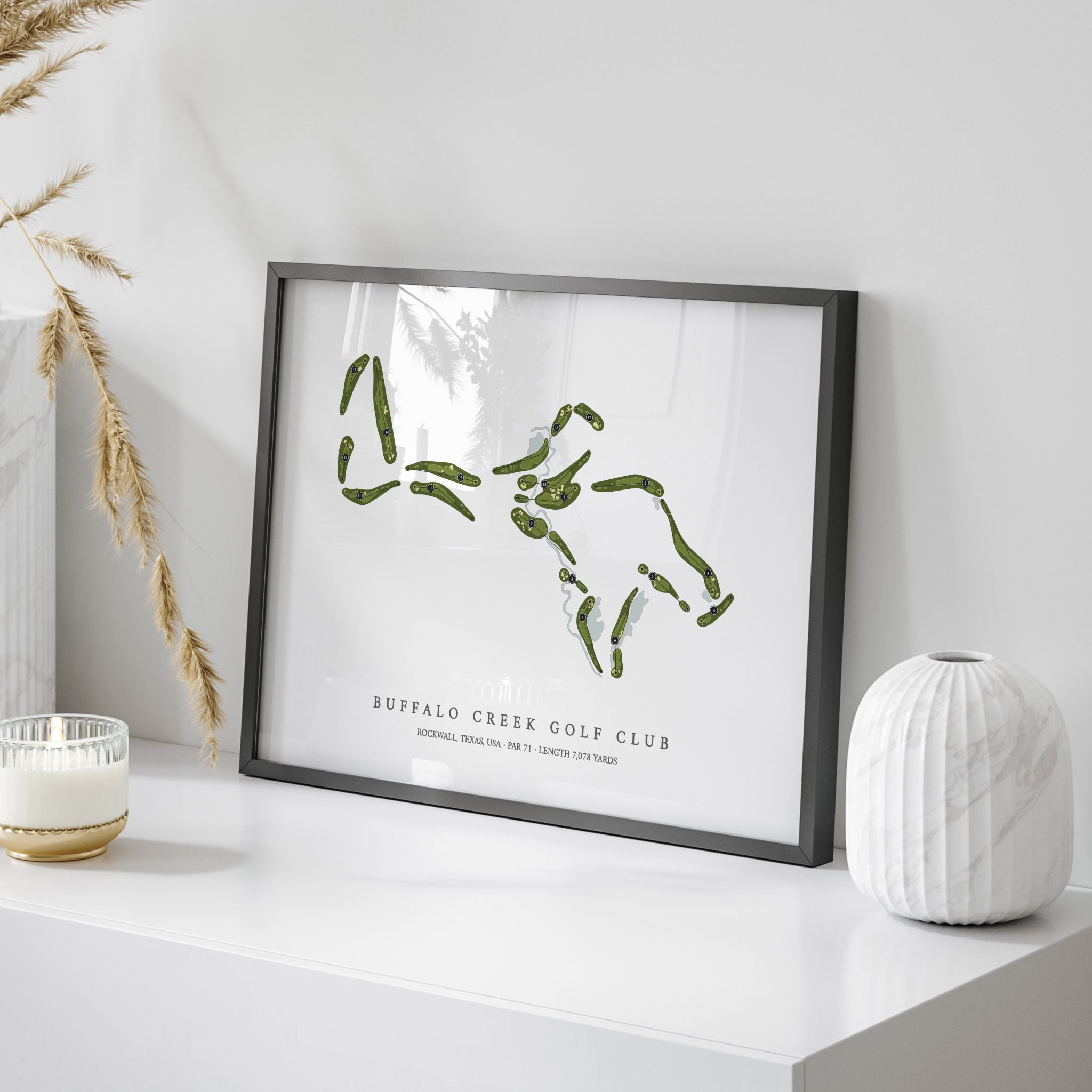 Buffalo Creek Golf Club | Golf Course Map | On+Table 