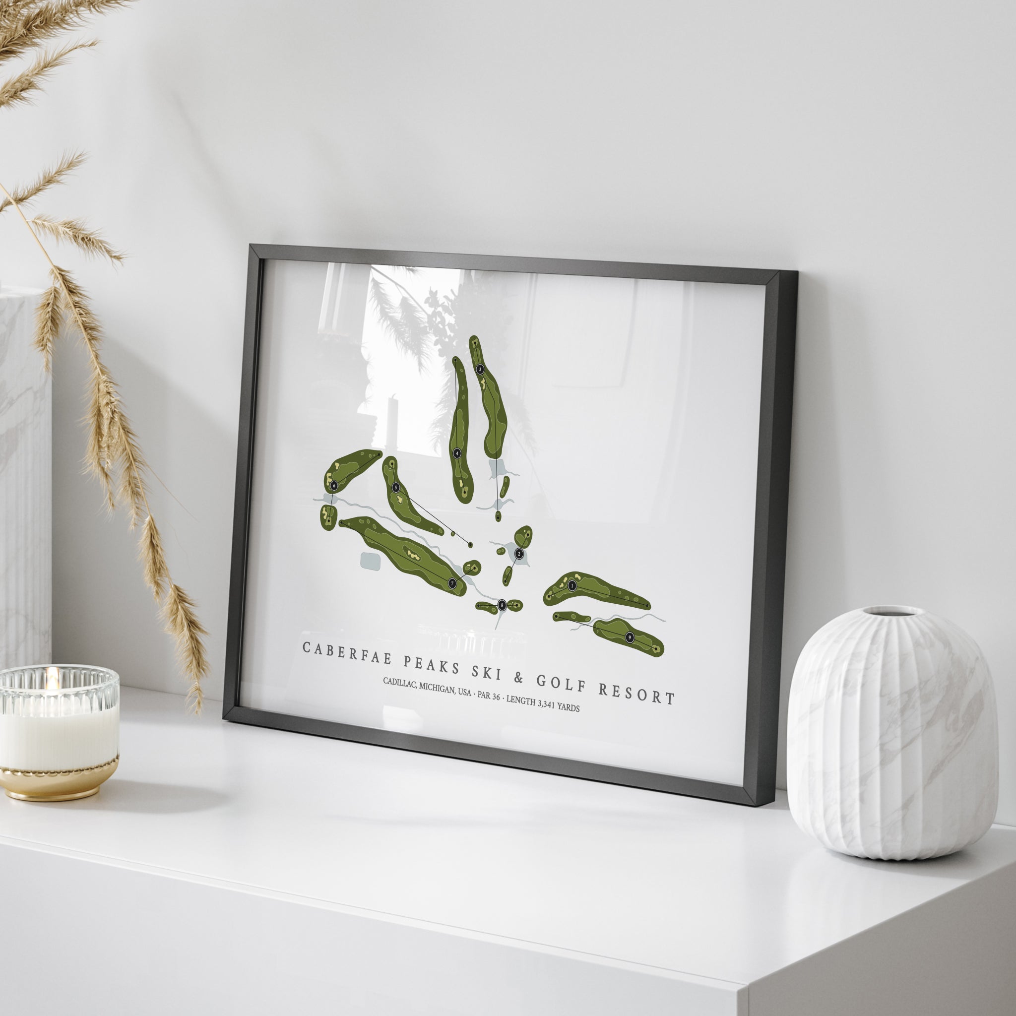 Caberfae Peaks Ski & Golf Resort | Golf Course Map | On Table 