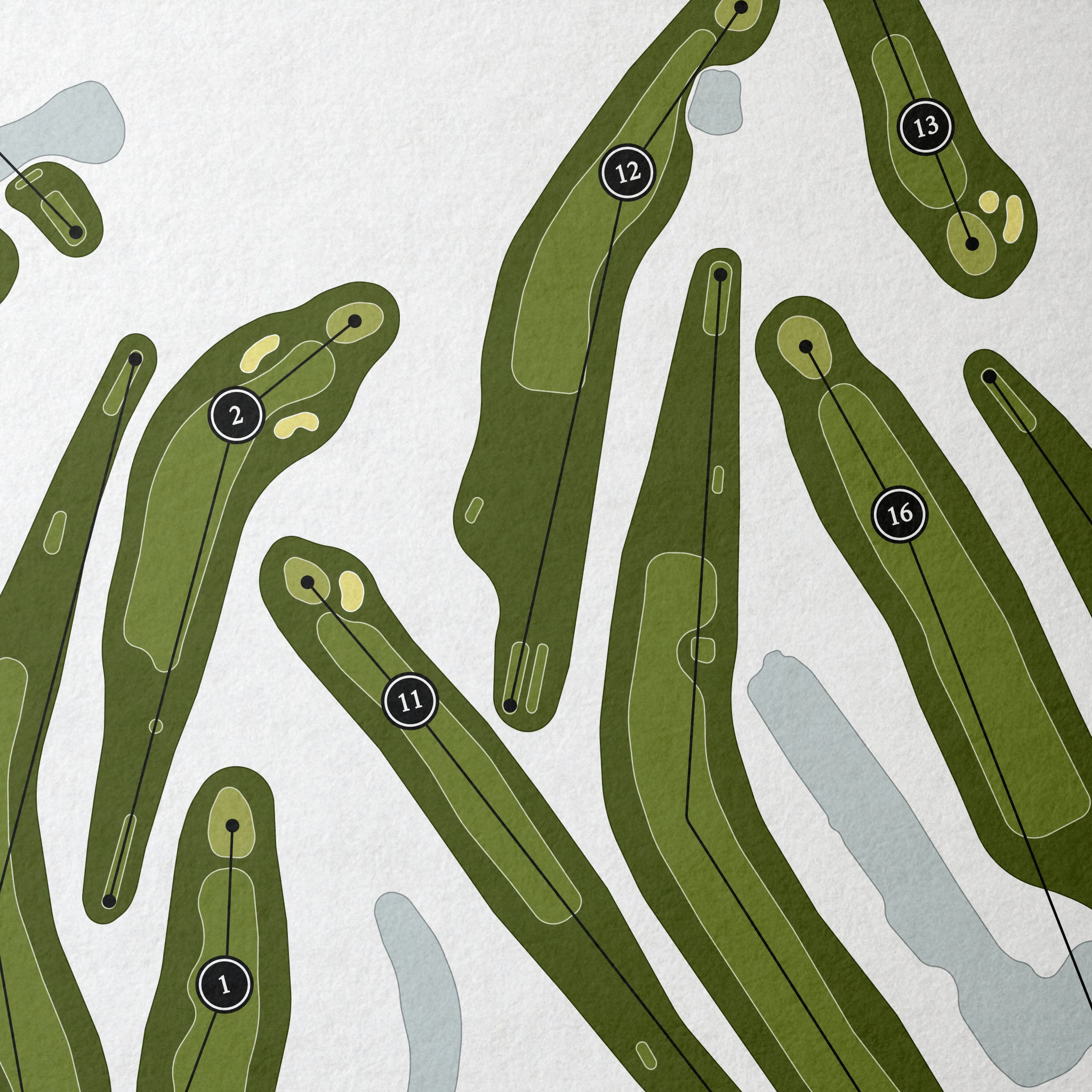 Calvert City Golf & Country Club | Golf Course Map | Close Up 