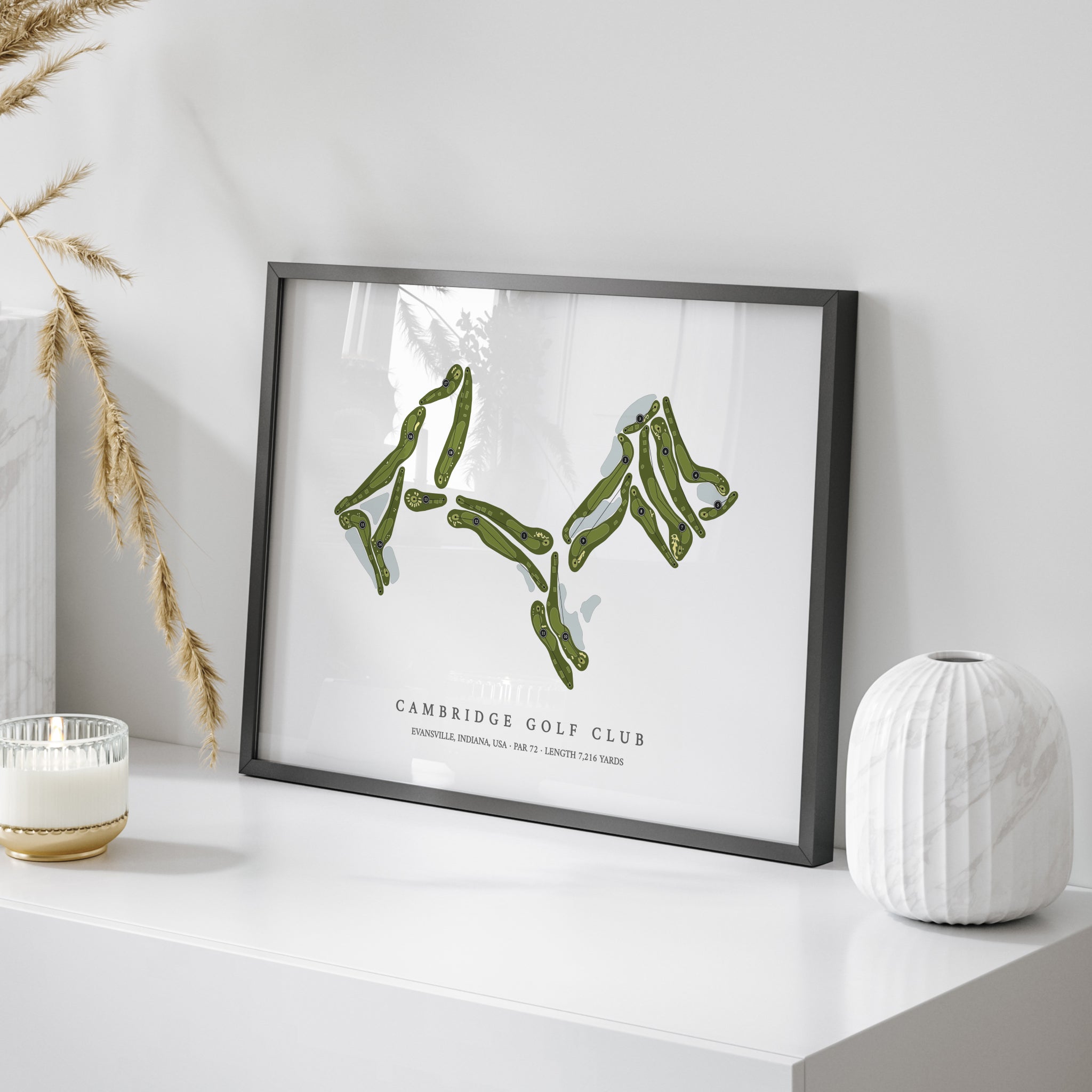 Cambridge Golf Club | Golf Course Map | On Table 