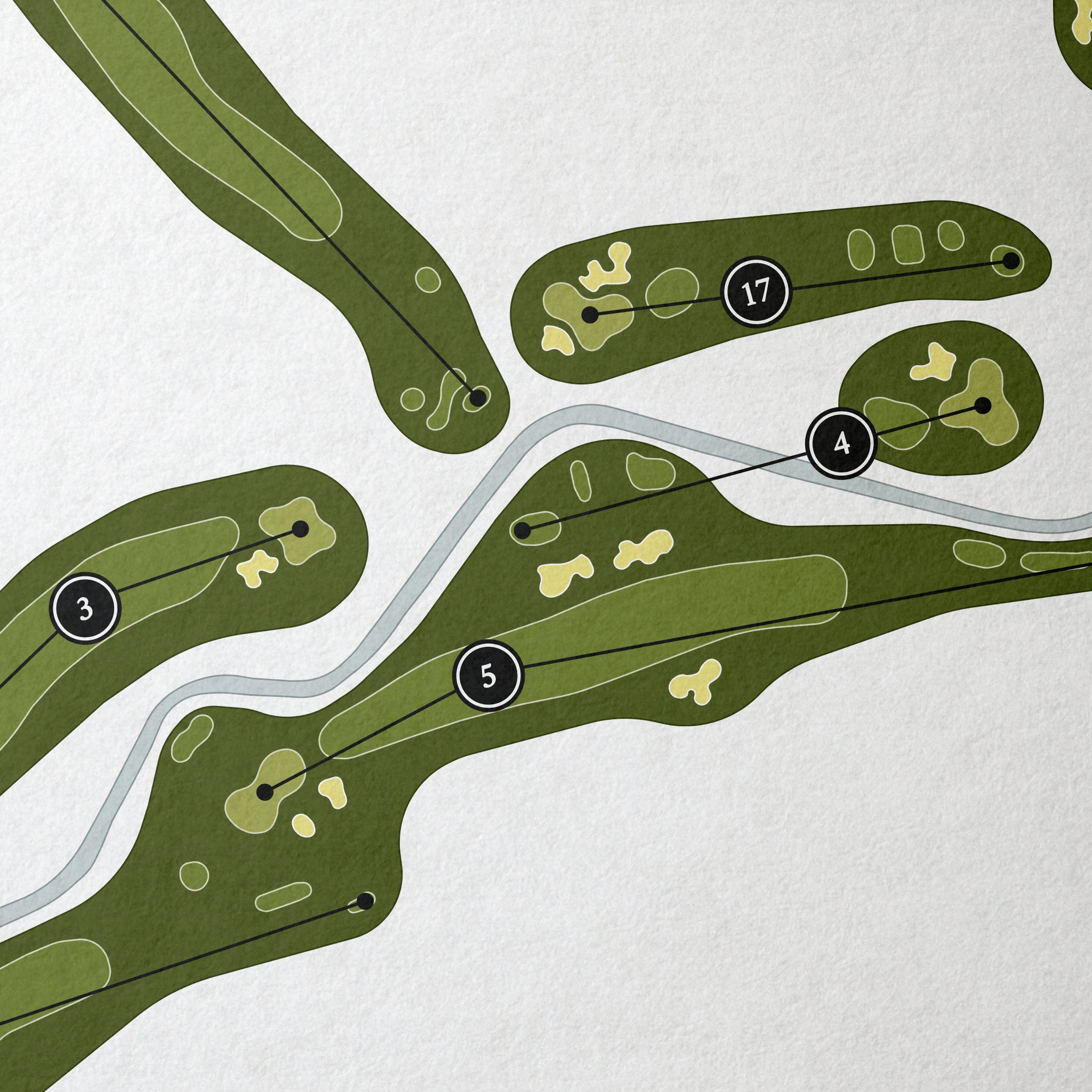 Canyon Lakes Golf Course | Golf Course Map | Close+Up