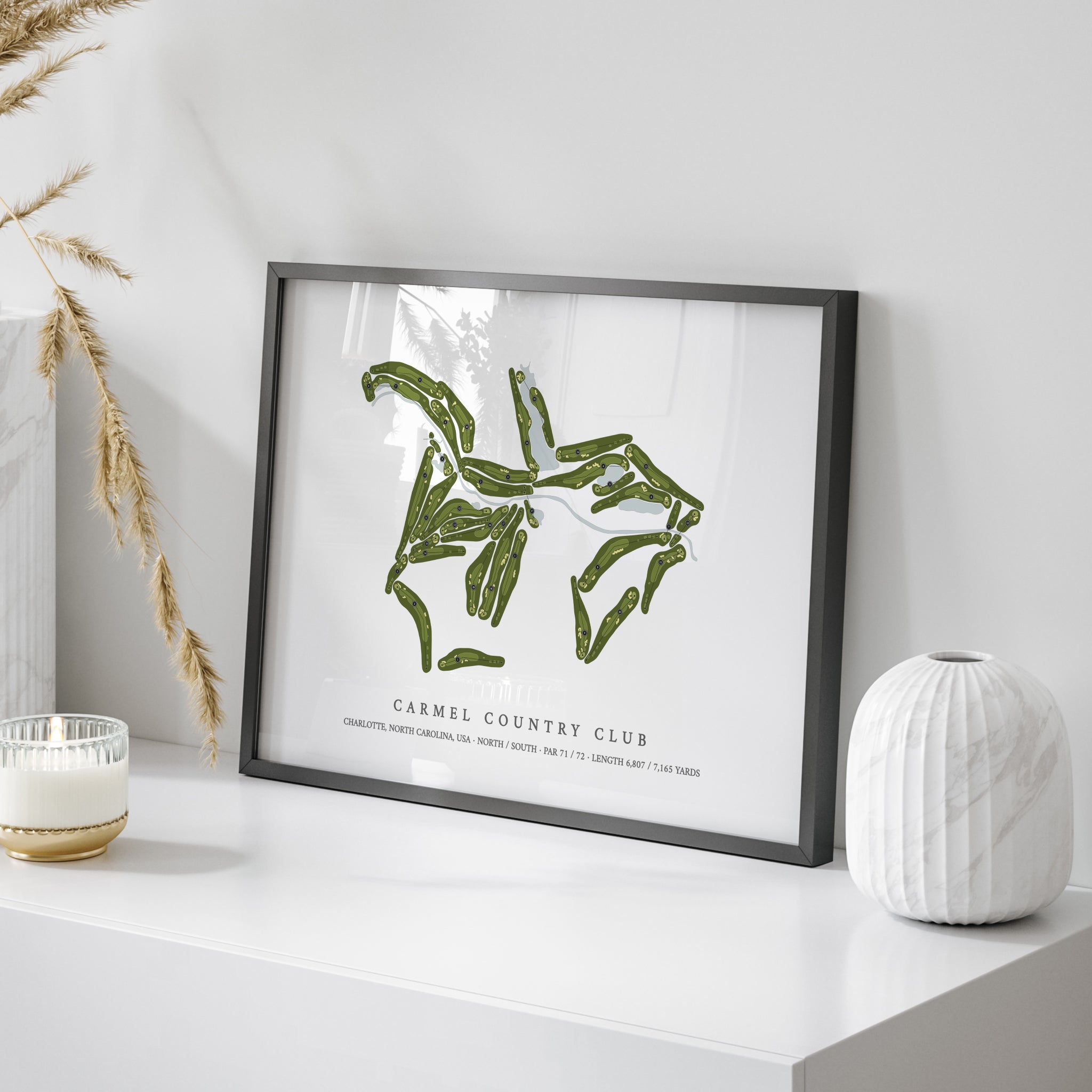 Carmel Country Club | Golf Course Print | On+Table 