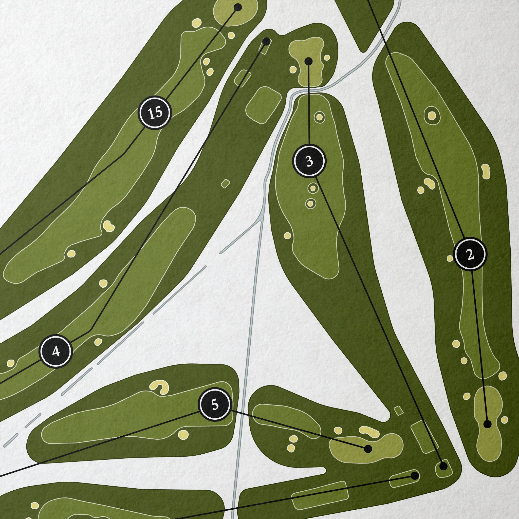 Carnoustie Golf Links - Championship Course | Golf Course Print | Close+Up
