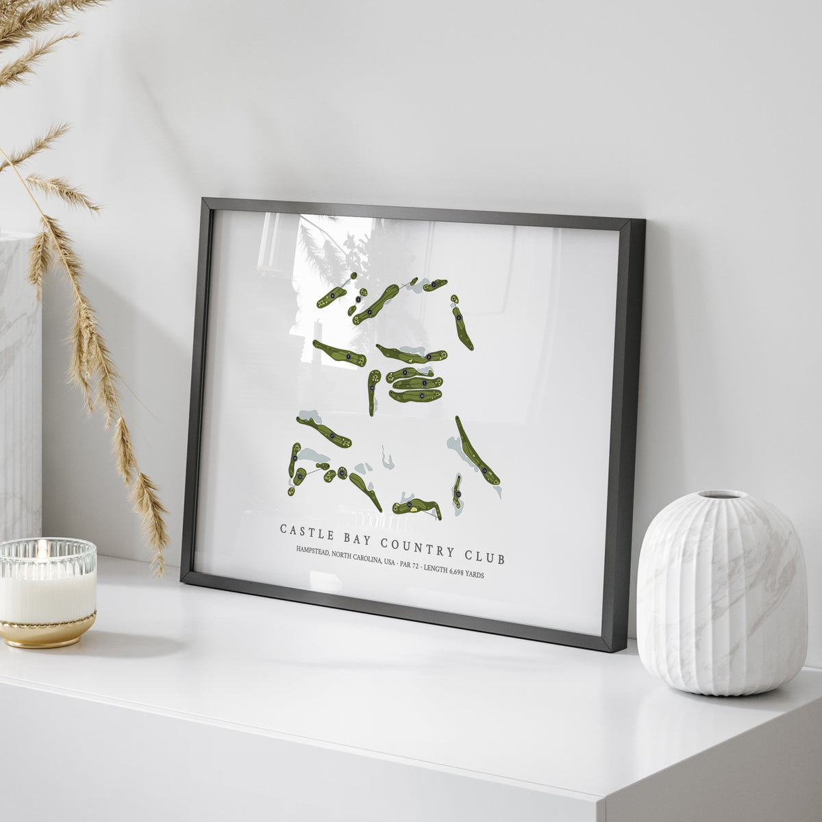 Castle Bay Country Club | Golf Course Map | On Table