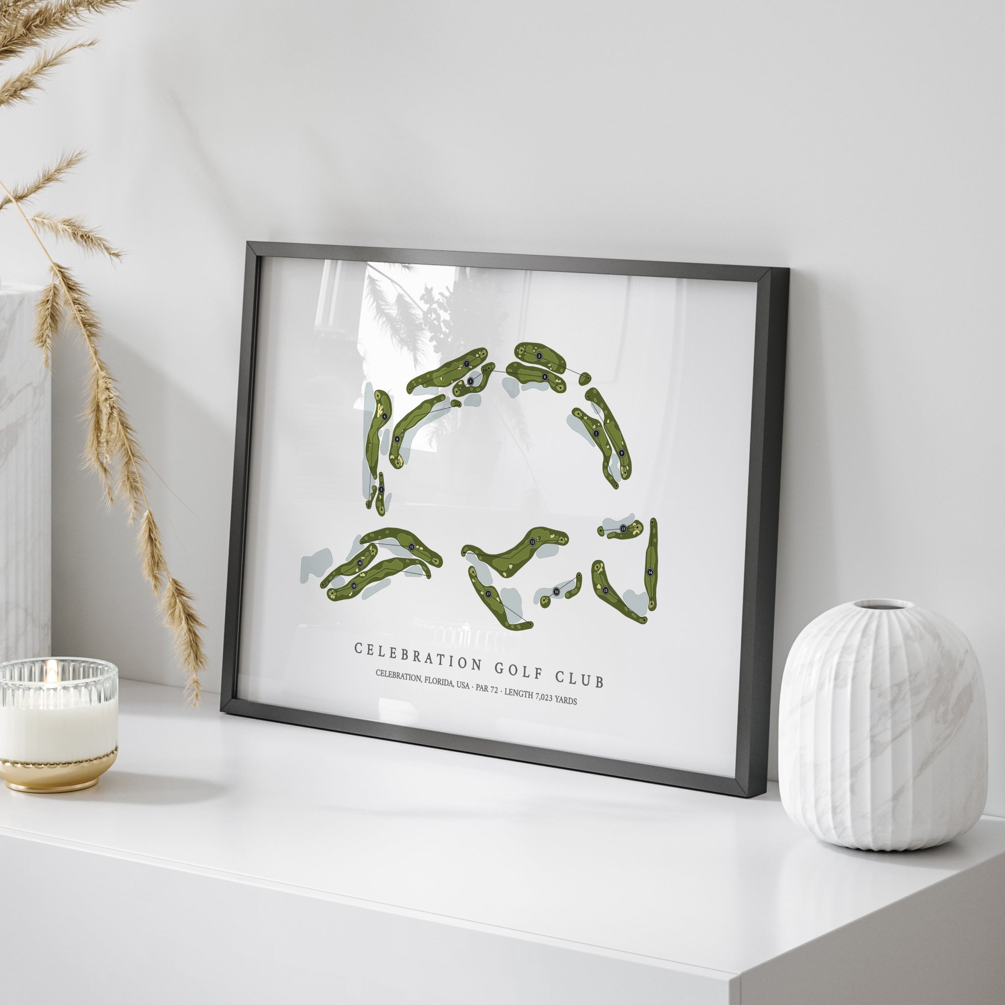 Celebration Golf Club | Golf Course Map | On Table 