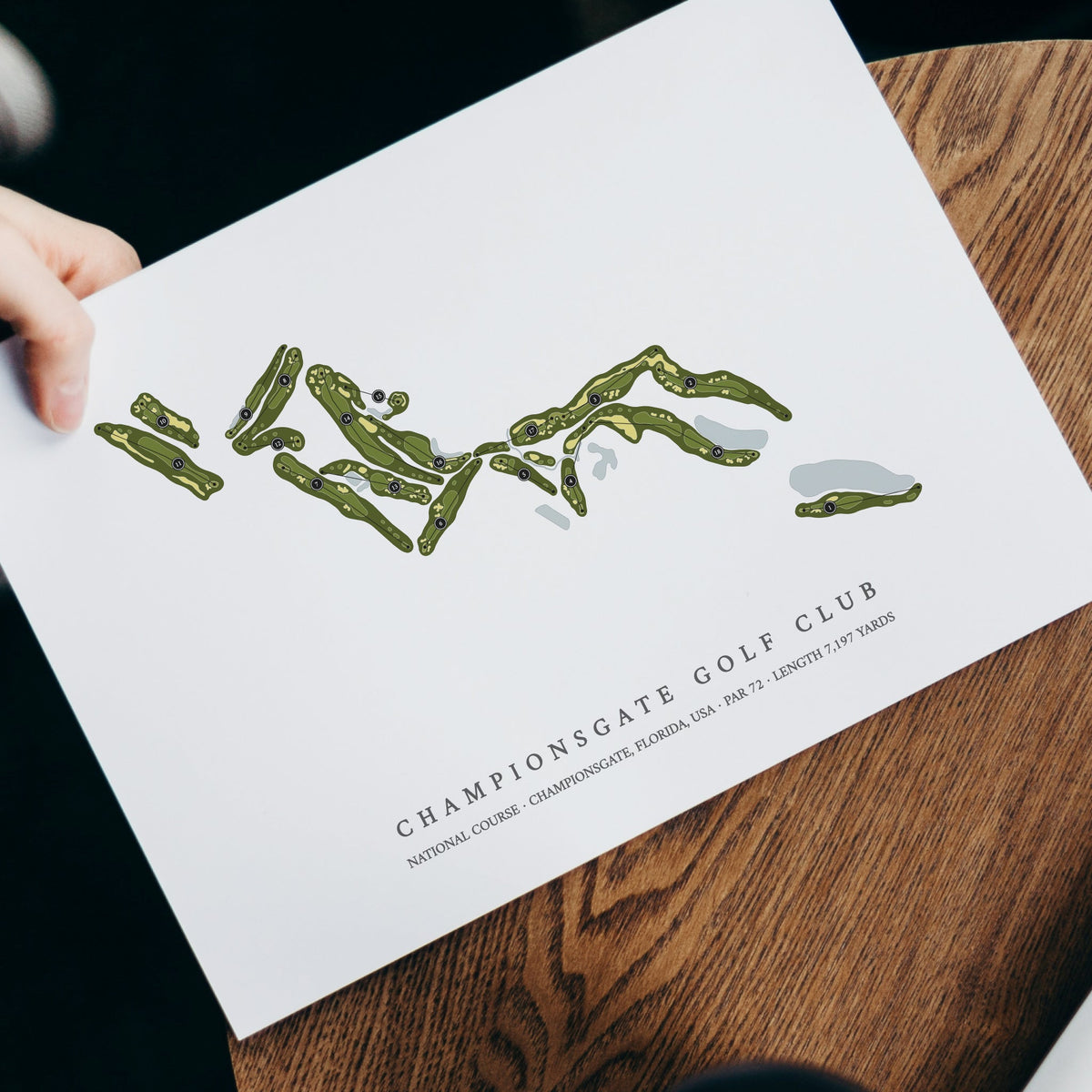 ChampionsGate Golf Club National Course Golf Course Map