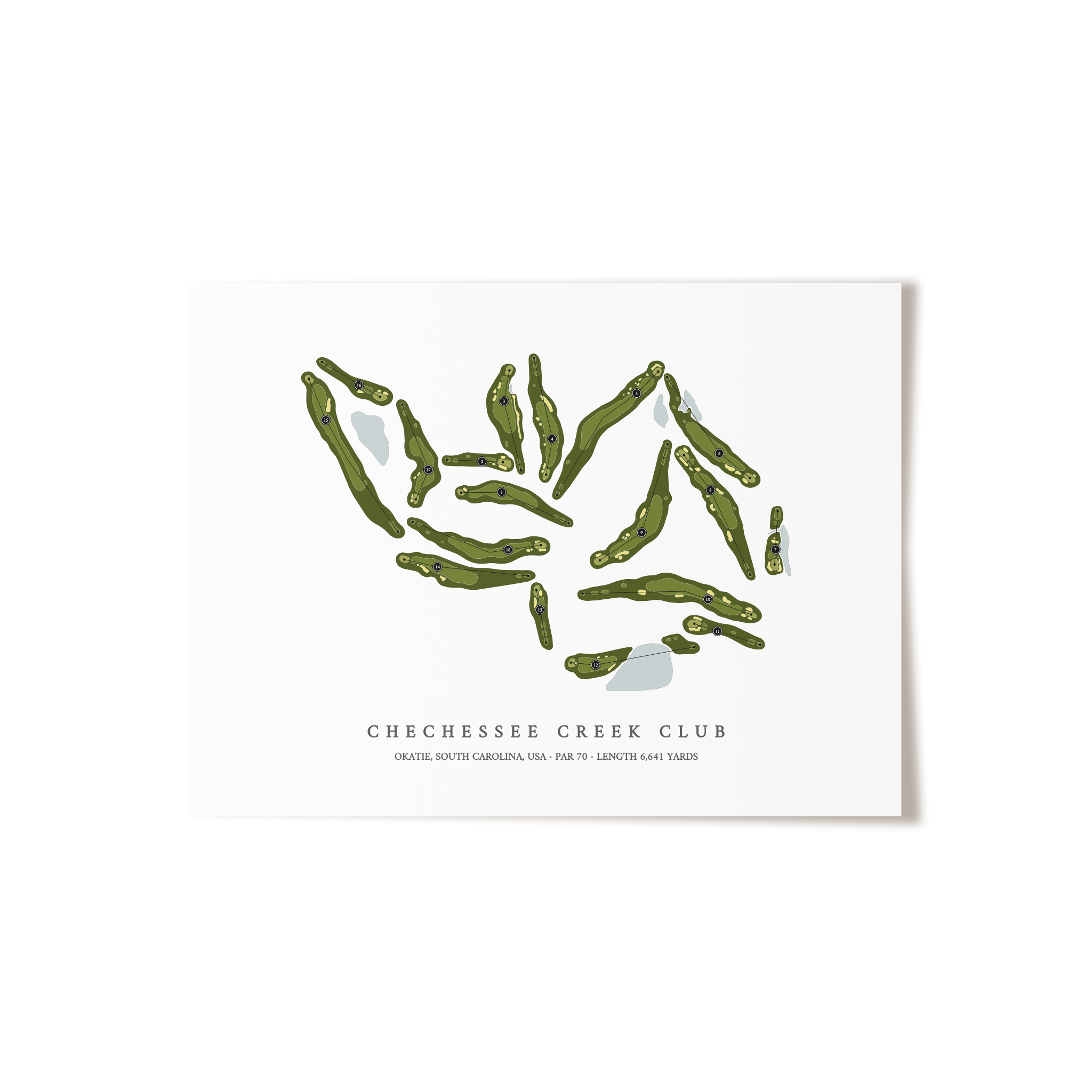 Chechessee Creek Club | Golf Course Print | Unframed