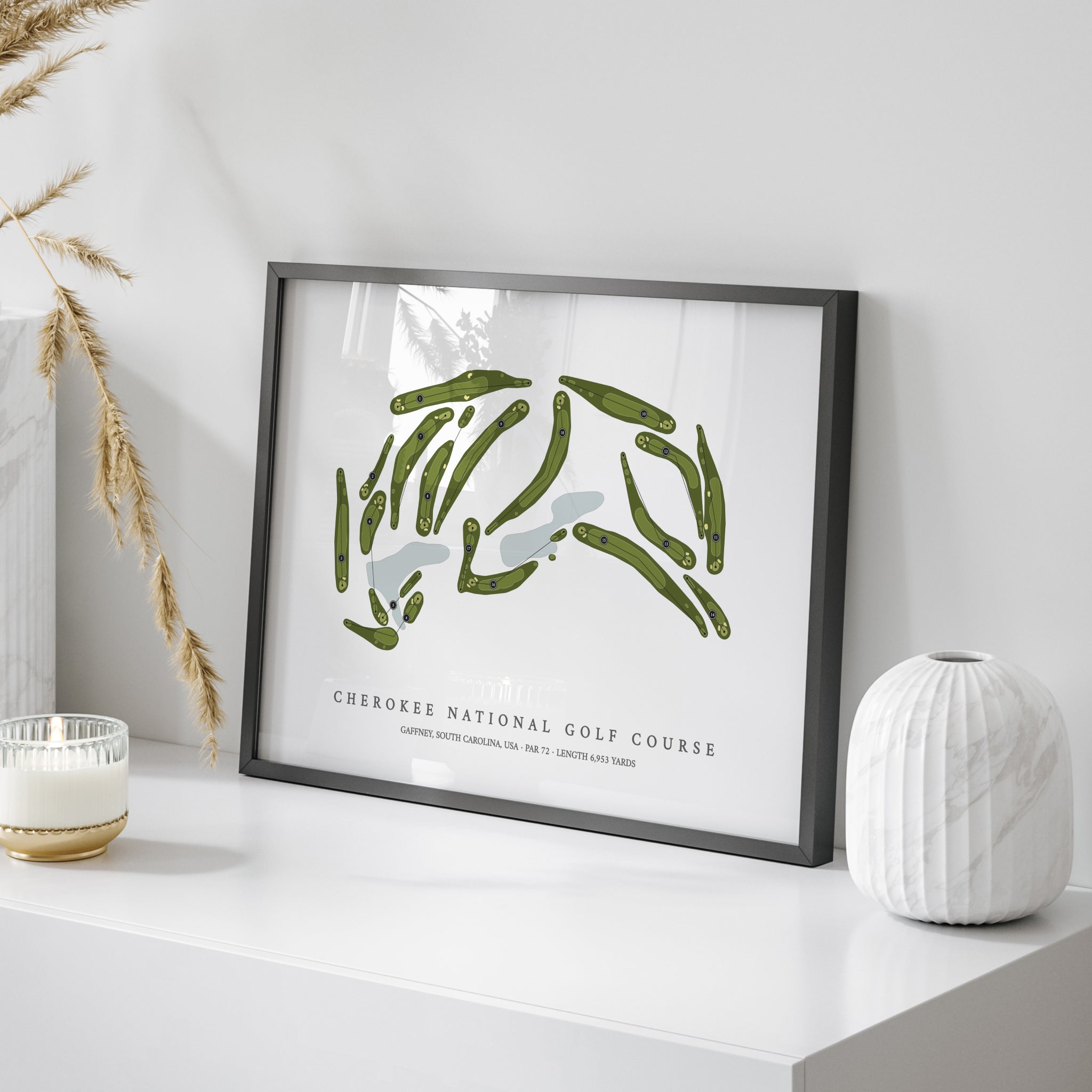 Cherokee National Golf Course | Golf Course Map | On Table 