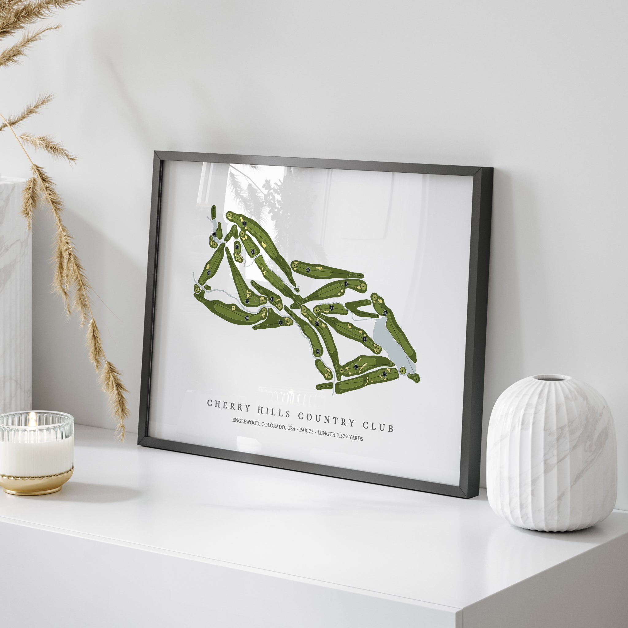 Cherry Hills Country Club | Golf Course Map | On Table 