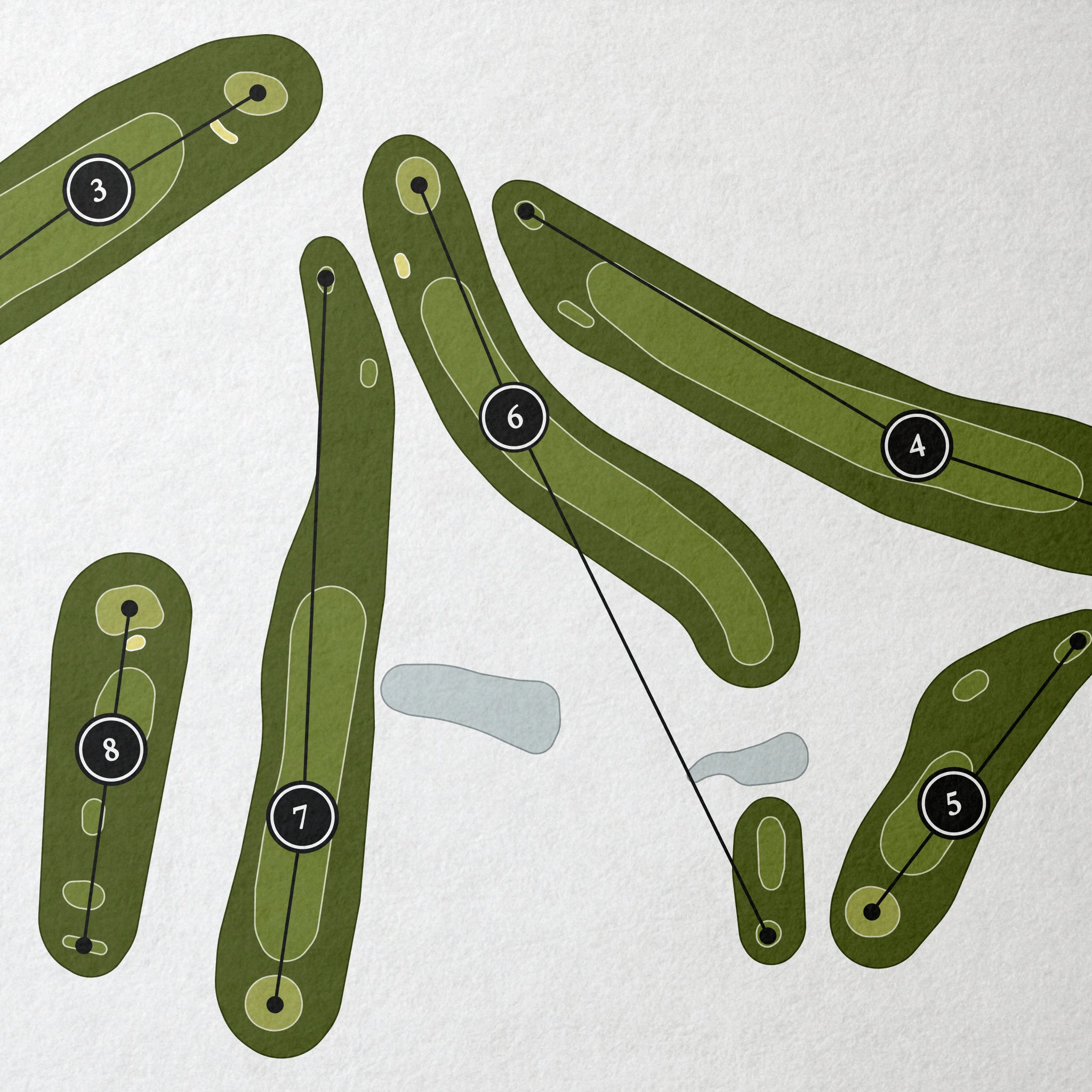 Clarion Oaks Golf Course | Golf Course Map | Close+Up