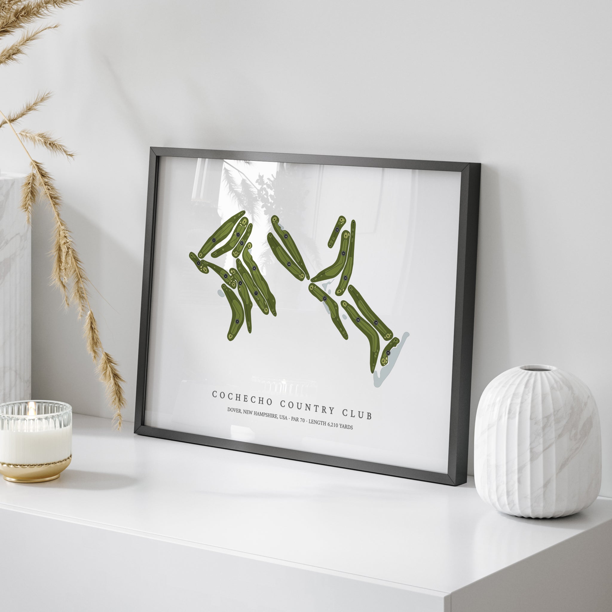 Cochecho Country Club | Golf Course Print | On+Table 