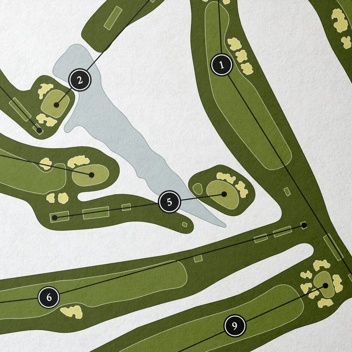 Coldstream Country Club | Golf Course Map | Close Up
