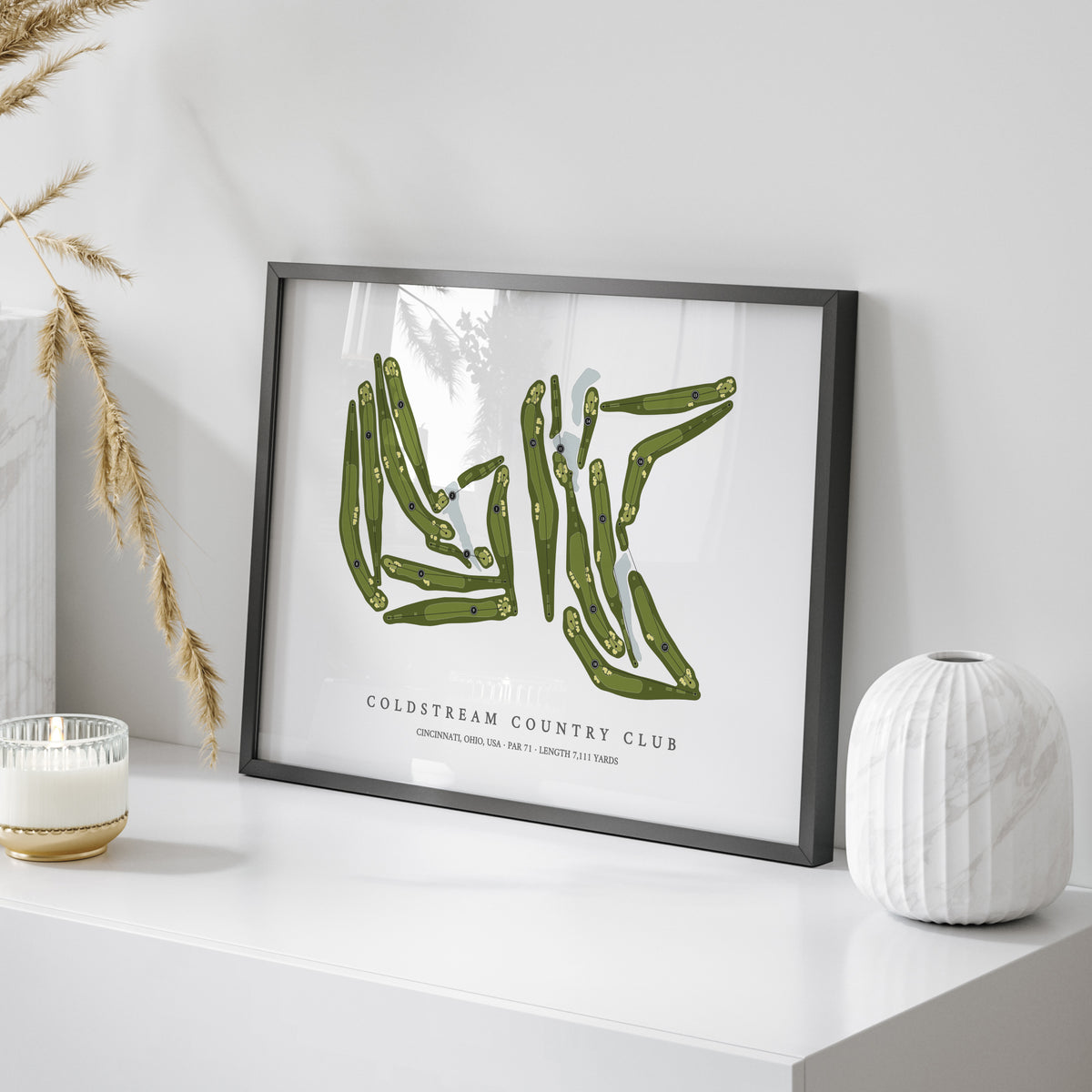 Coldstream Country Club | Golf Course Map | On Table