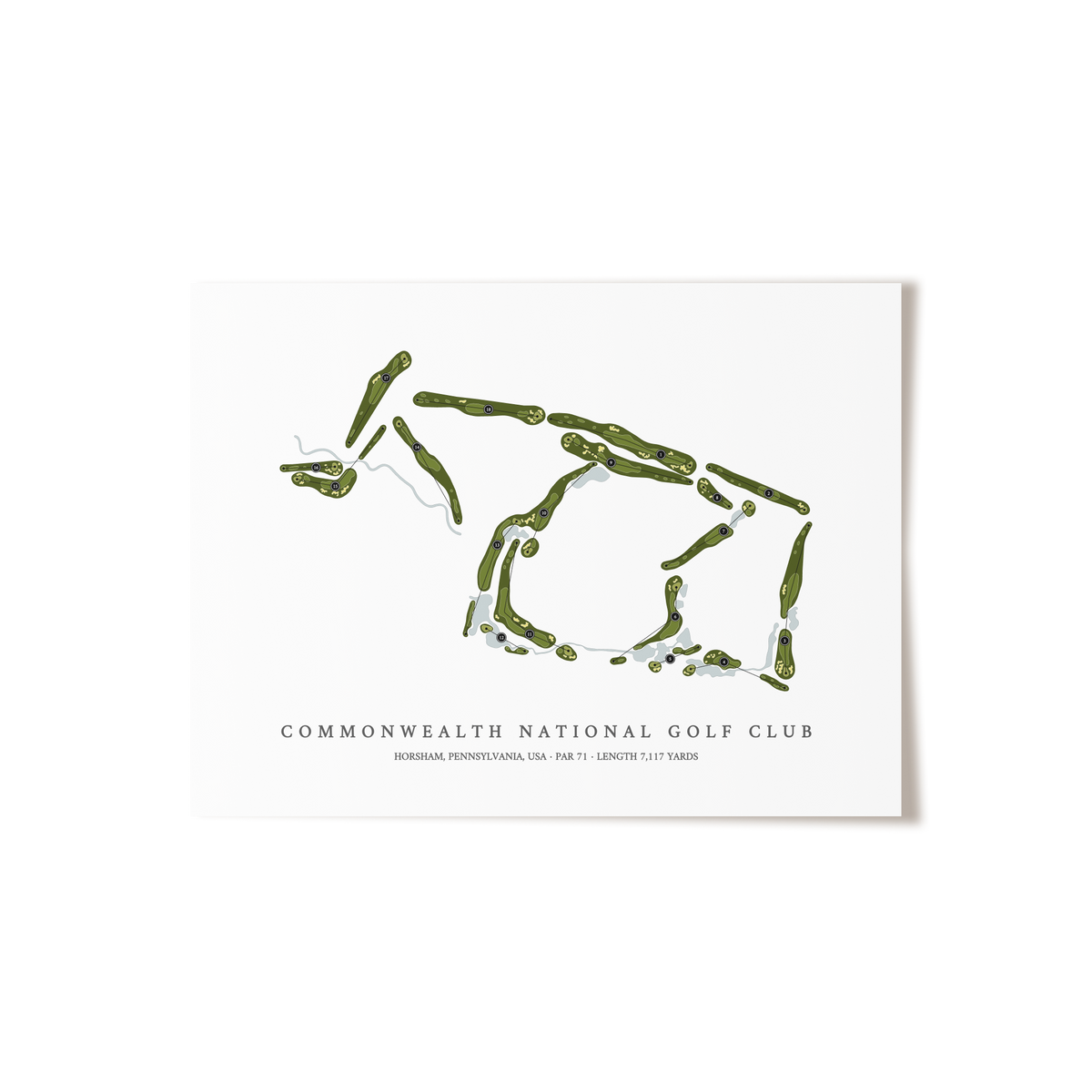 Commonwealth National Golf Club | Golf Course Map