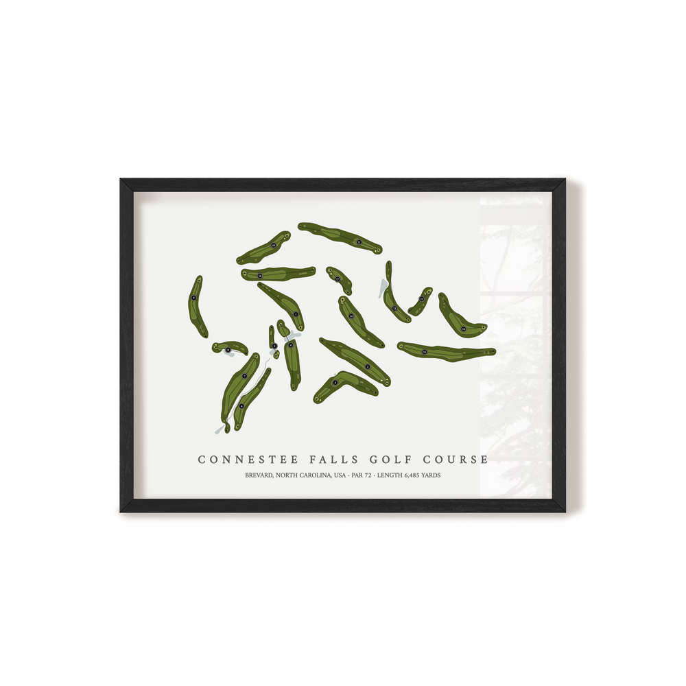 Connestee Falls Golf Course Golf Course Map