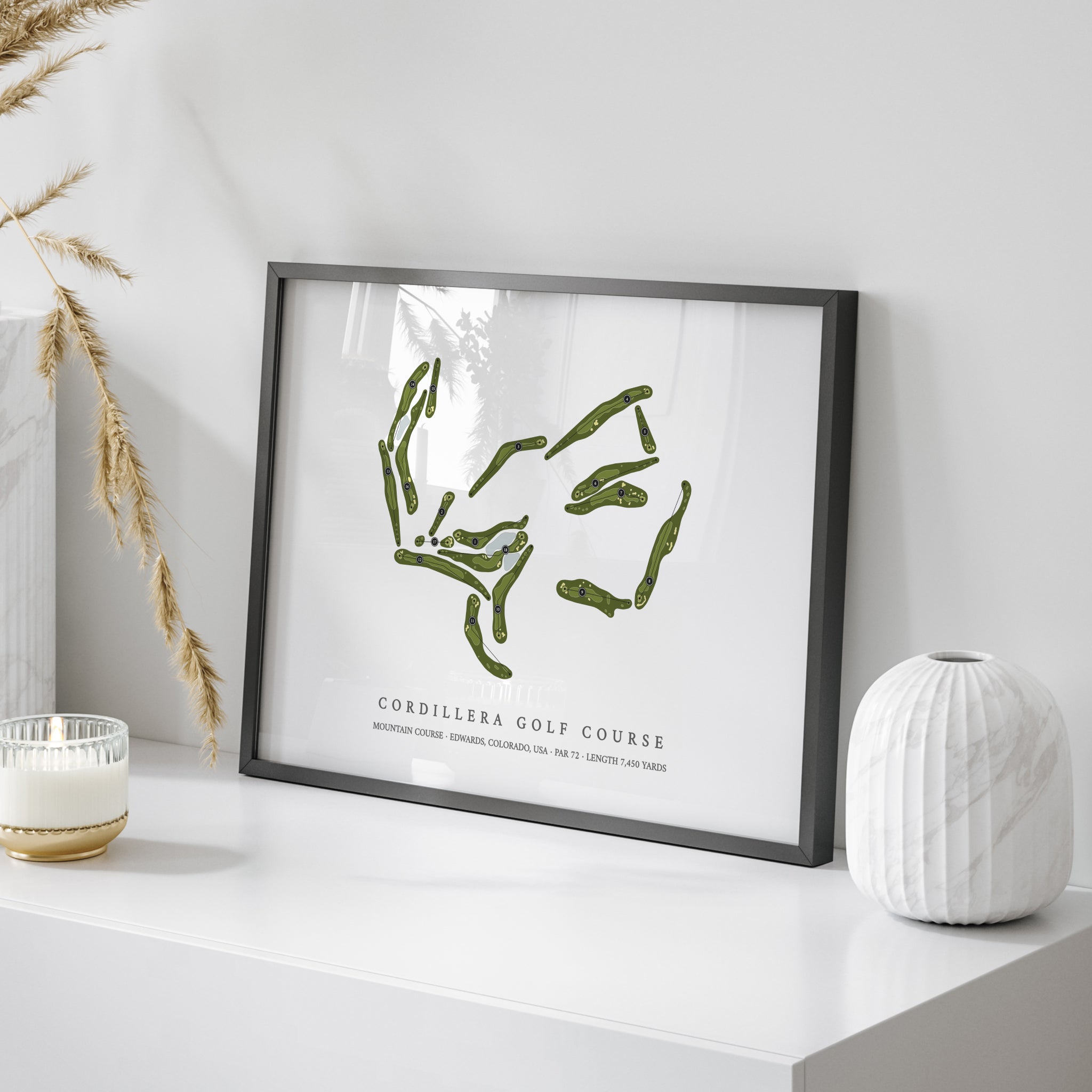 Cordillera Golf Course - Mountain Course | Golf Course Map | On Table 