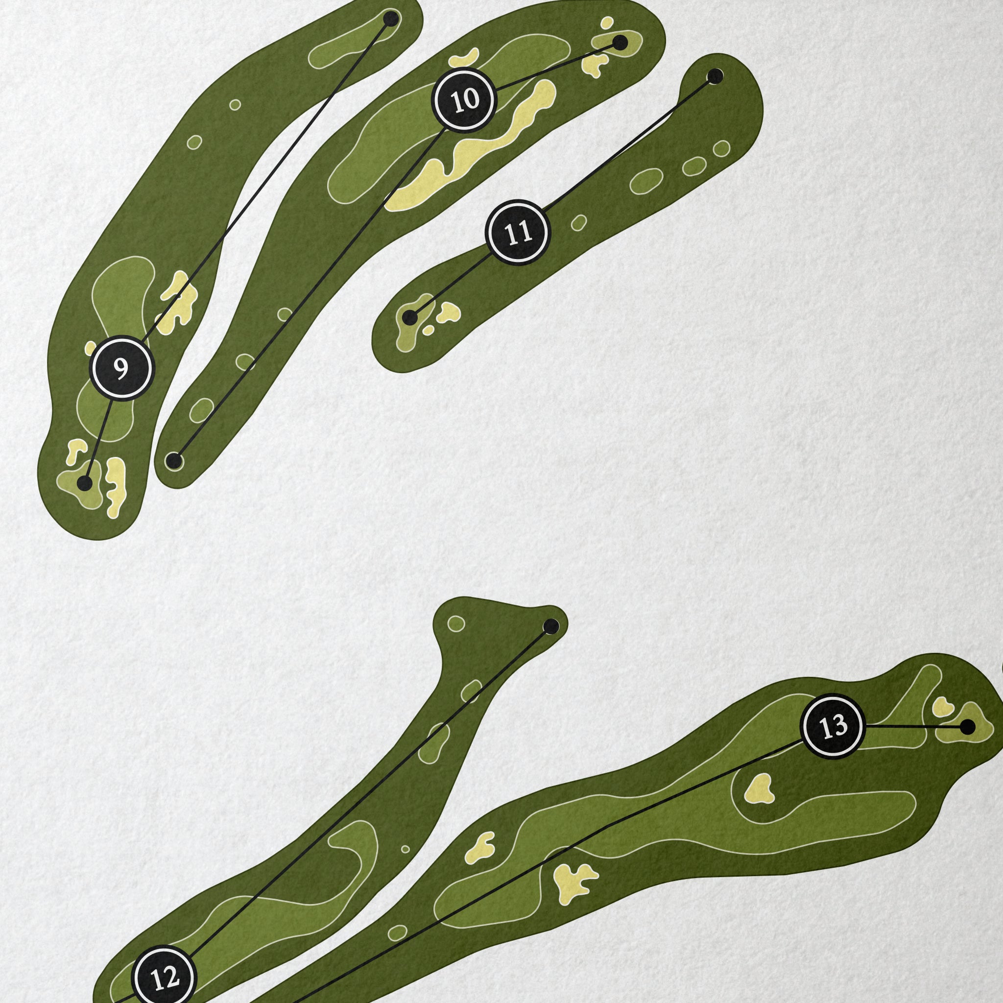 Cordillera Golf Course - Summit Course | Golf Course Map | Close Up 