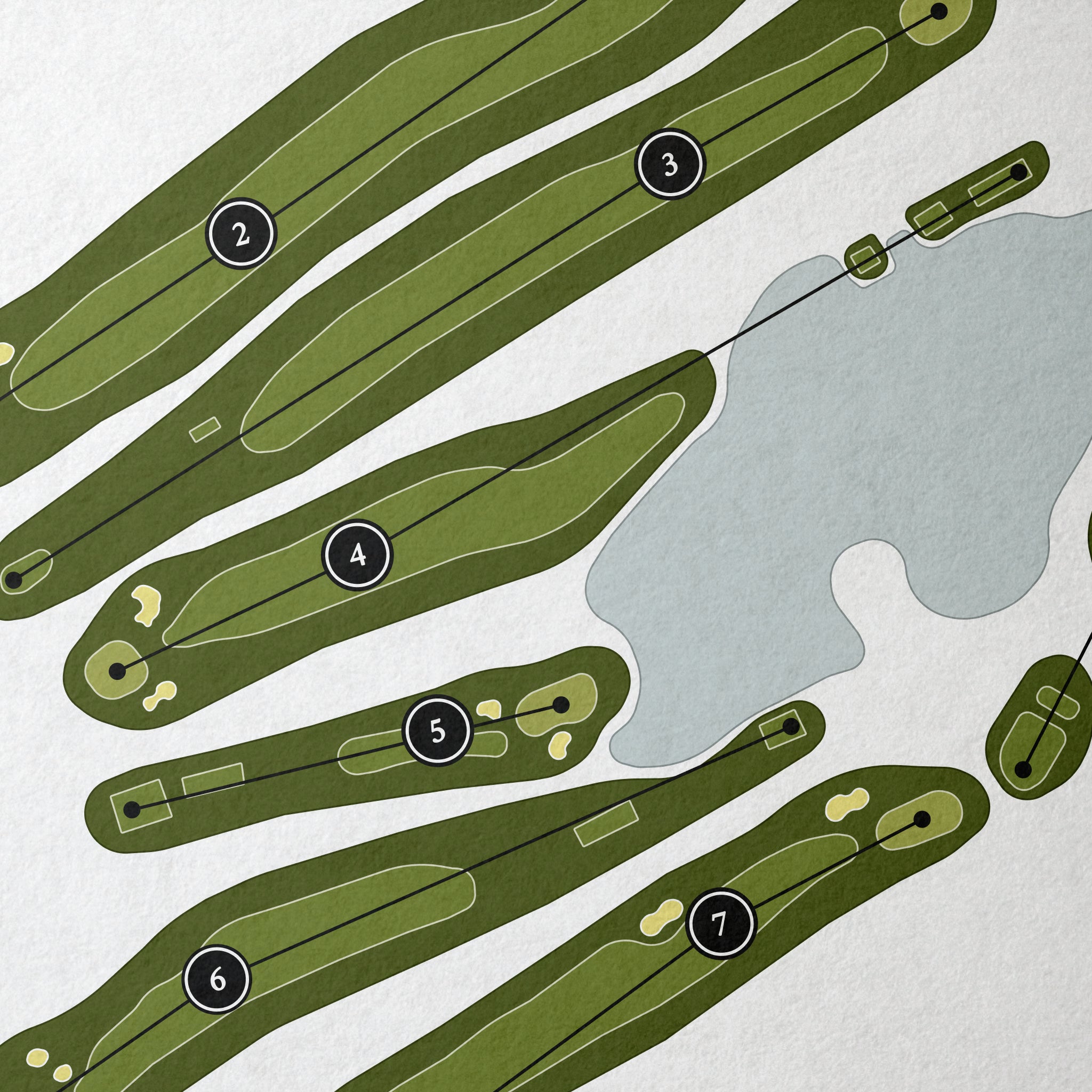 Cummaquid Golf Club | Golf Course Map | Close Up 
