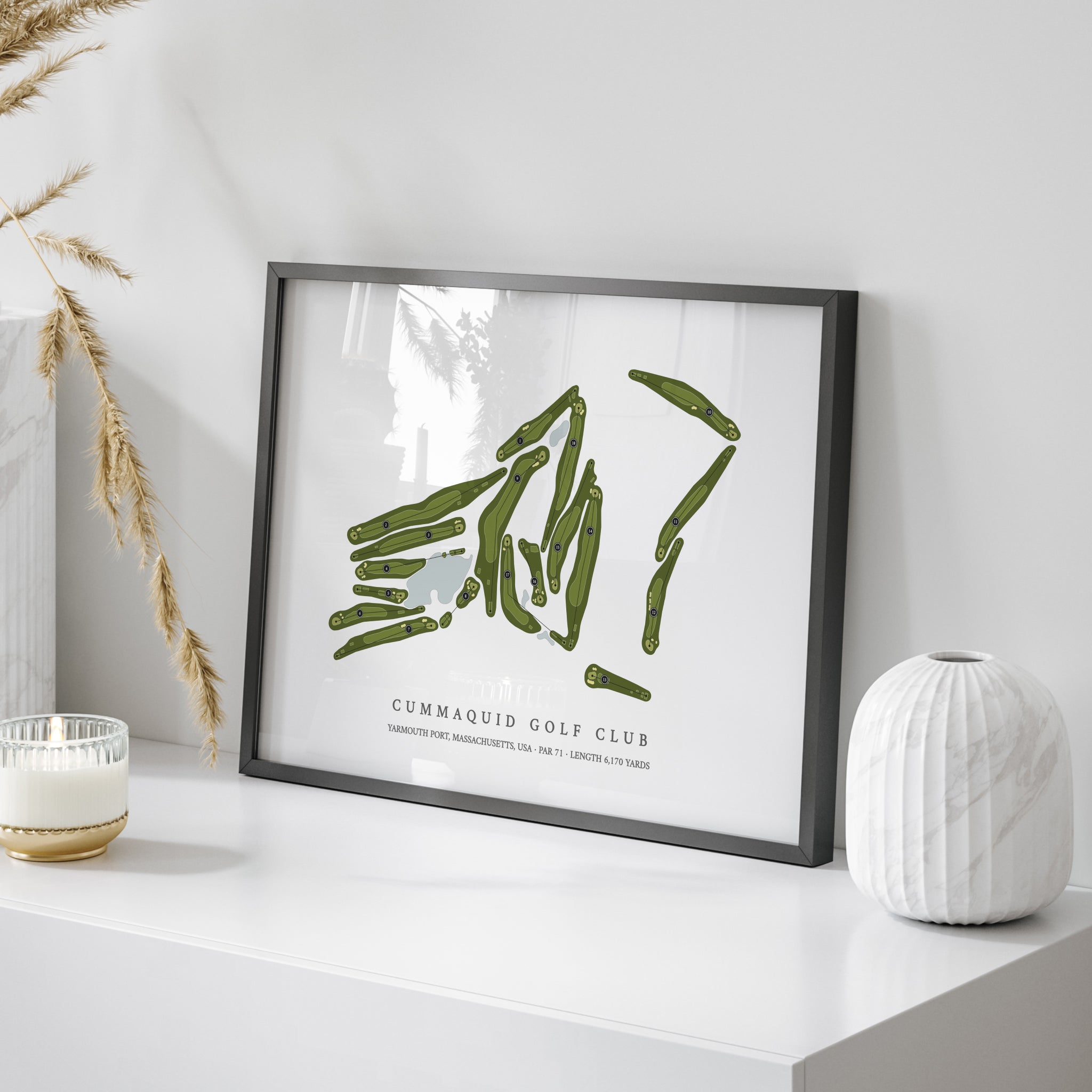 Cummaquid Golf Club | Golf Course Map | On Table 