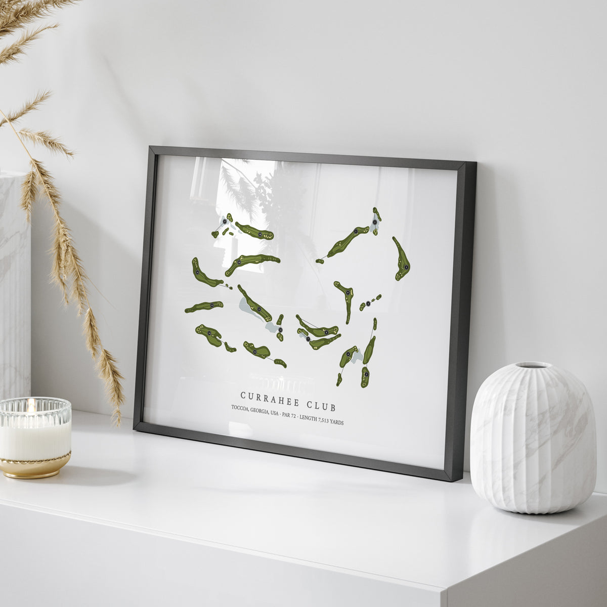 Currahee Club | Golf Course Map | On Table