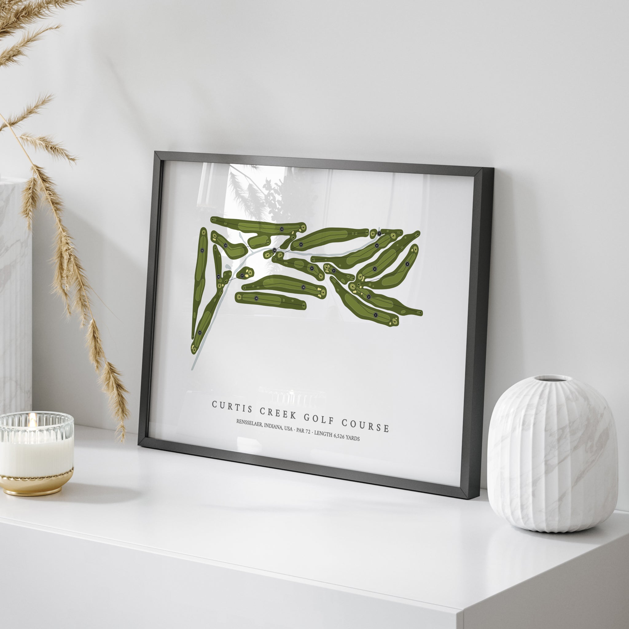 Curtis Creek Golf Course | Golf Course Map | On Table 