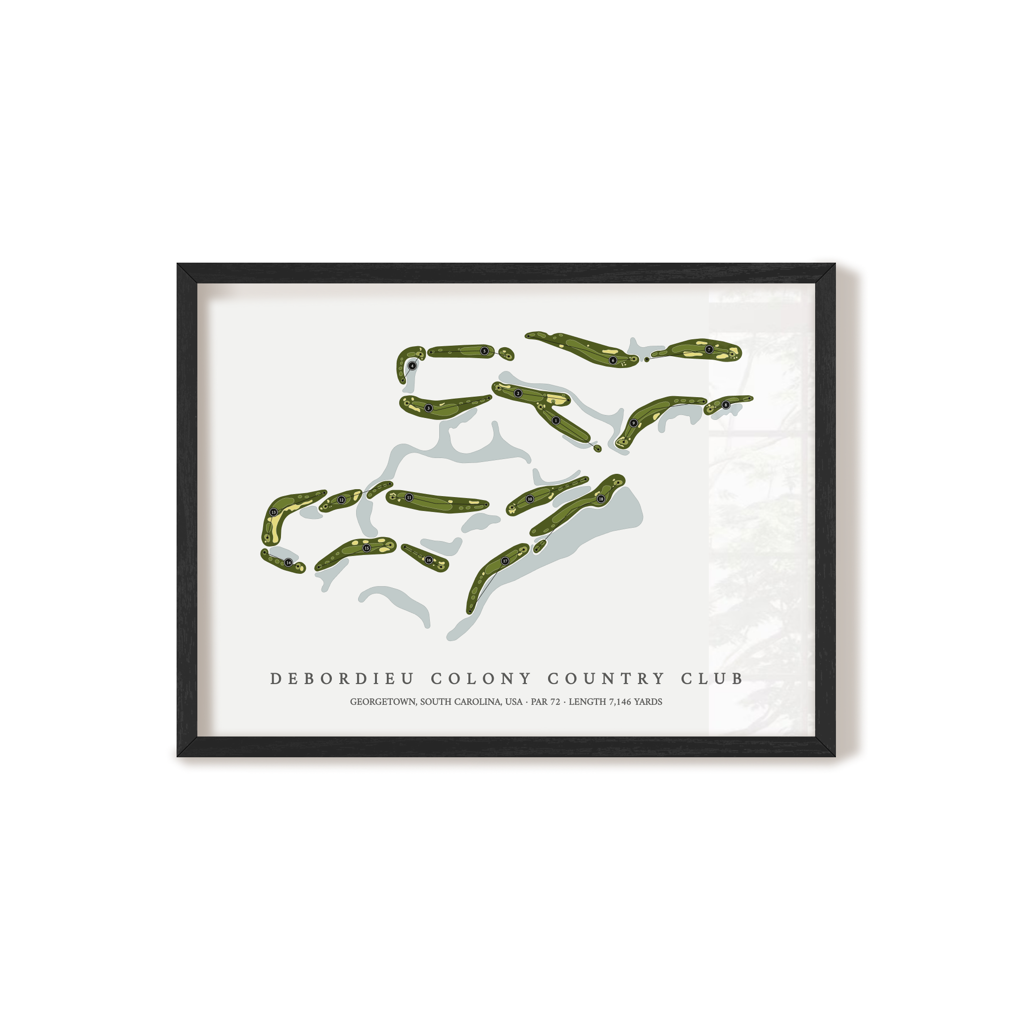 DeBordieu Colony Country Club | Golf Course Print | Black+Frame 